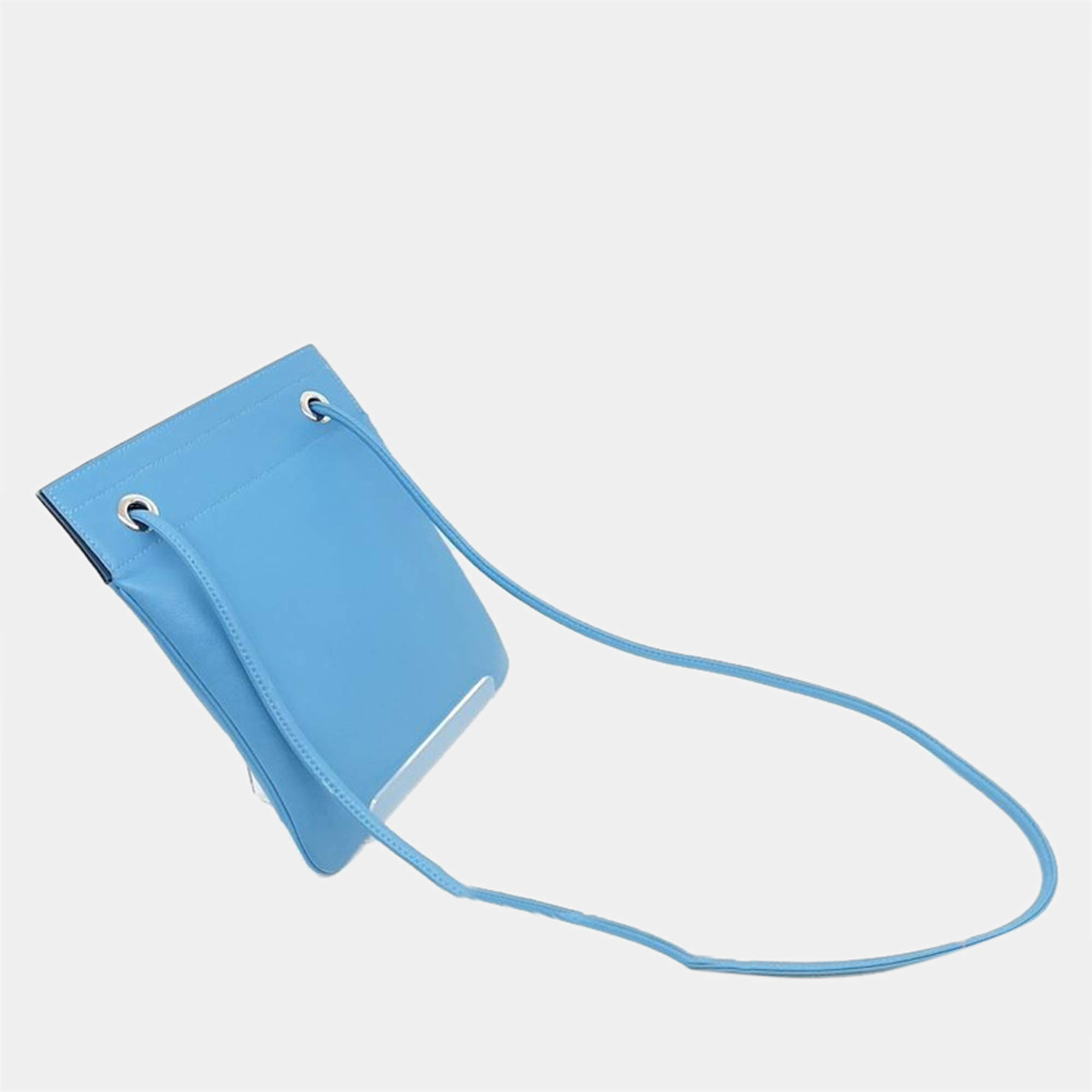 Hermes Blue Swift Leather Aline Mini Shoulder Bag Hermes | The Luxury Closet