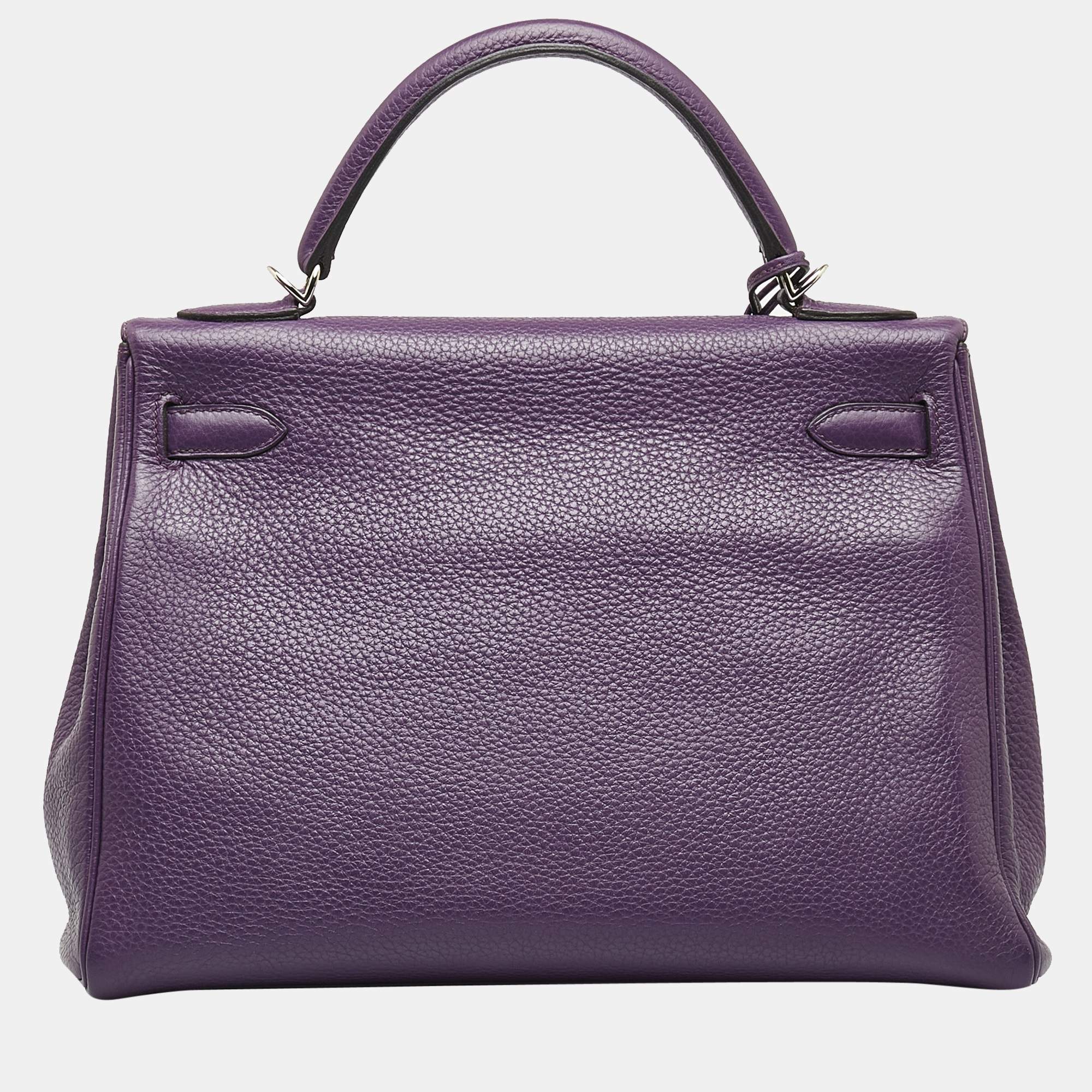 Hermès purple discount bag price