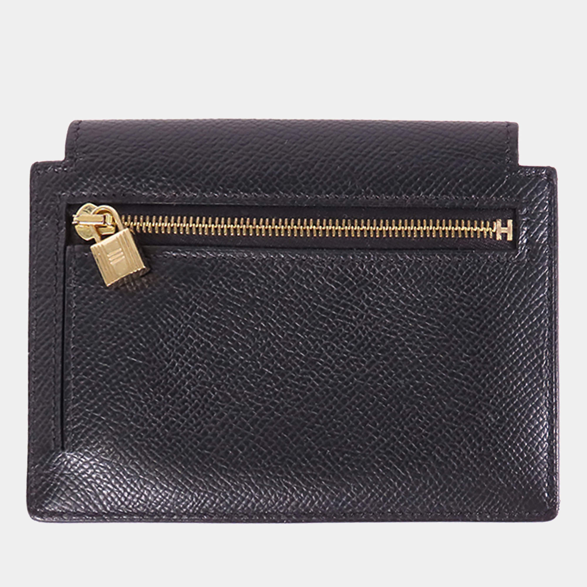 Black Epsom Leather Wallet