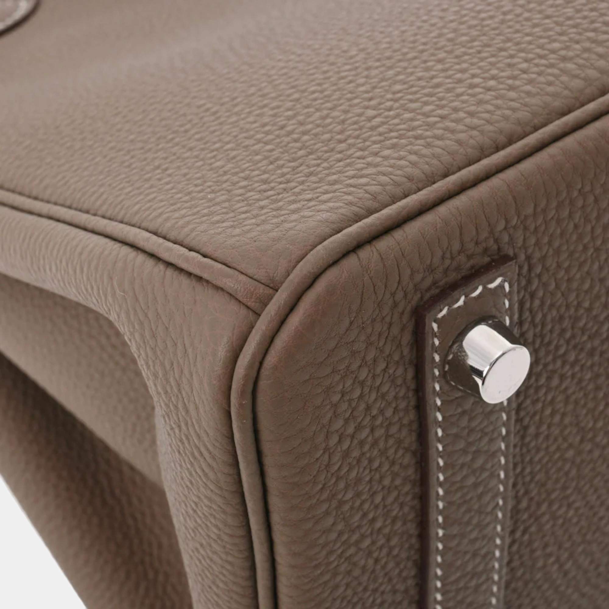 Splendid Hermès Birkin 30 in Togo leather Trench color, palladium