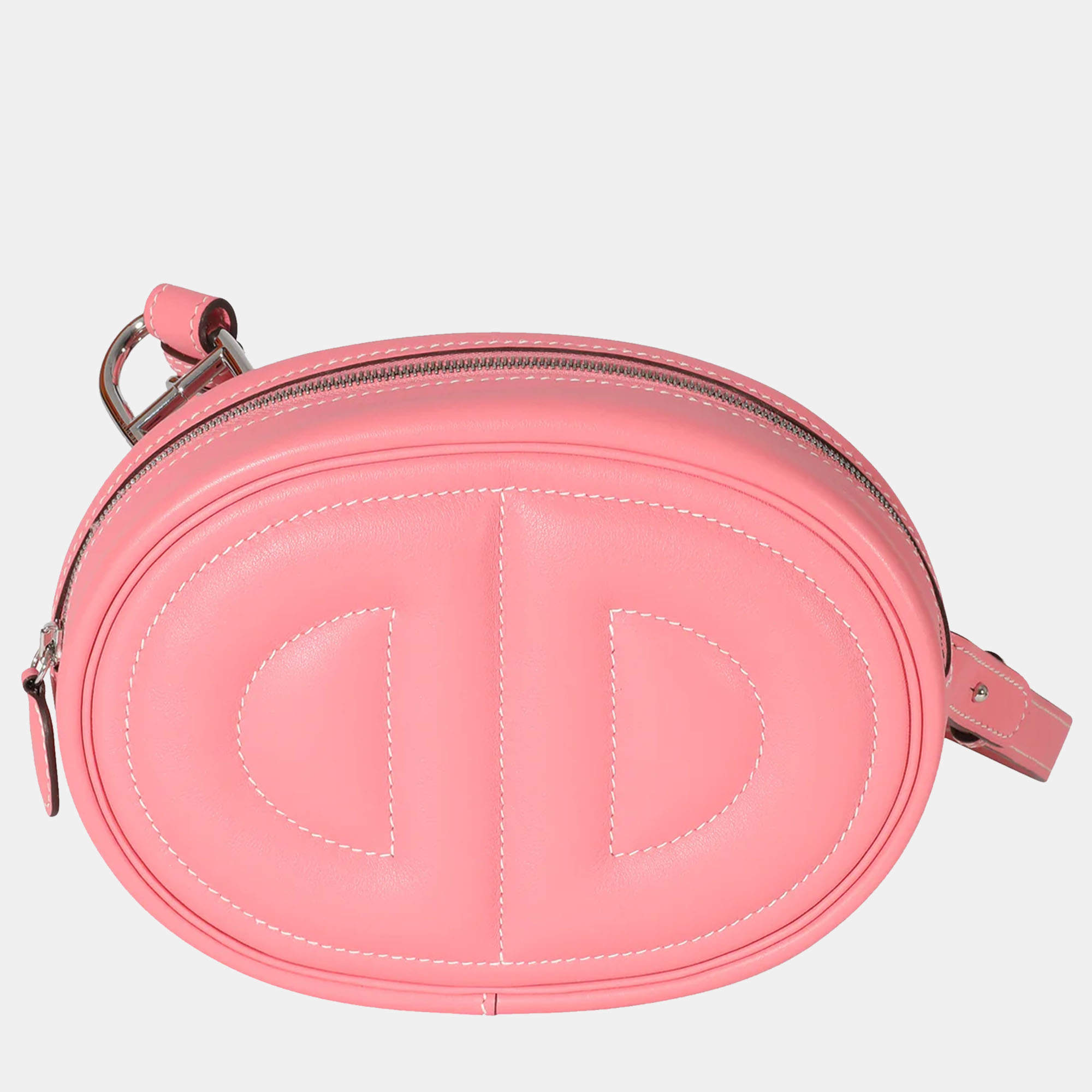 Hermes In-The-Loop Belt Bag Rose D'Ete Verso Swift Palladium