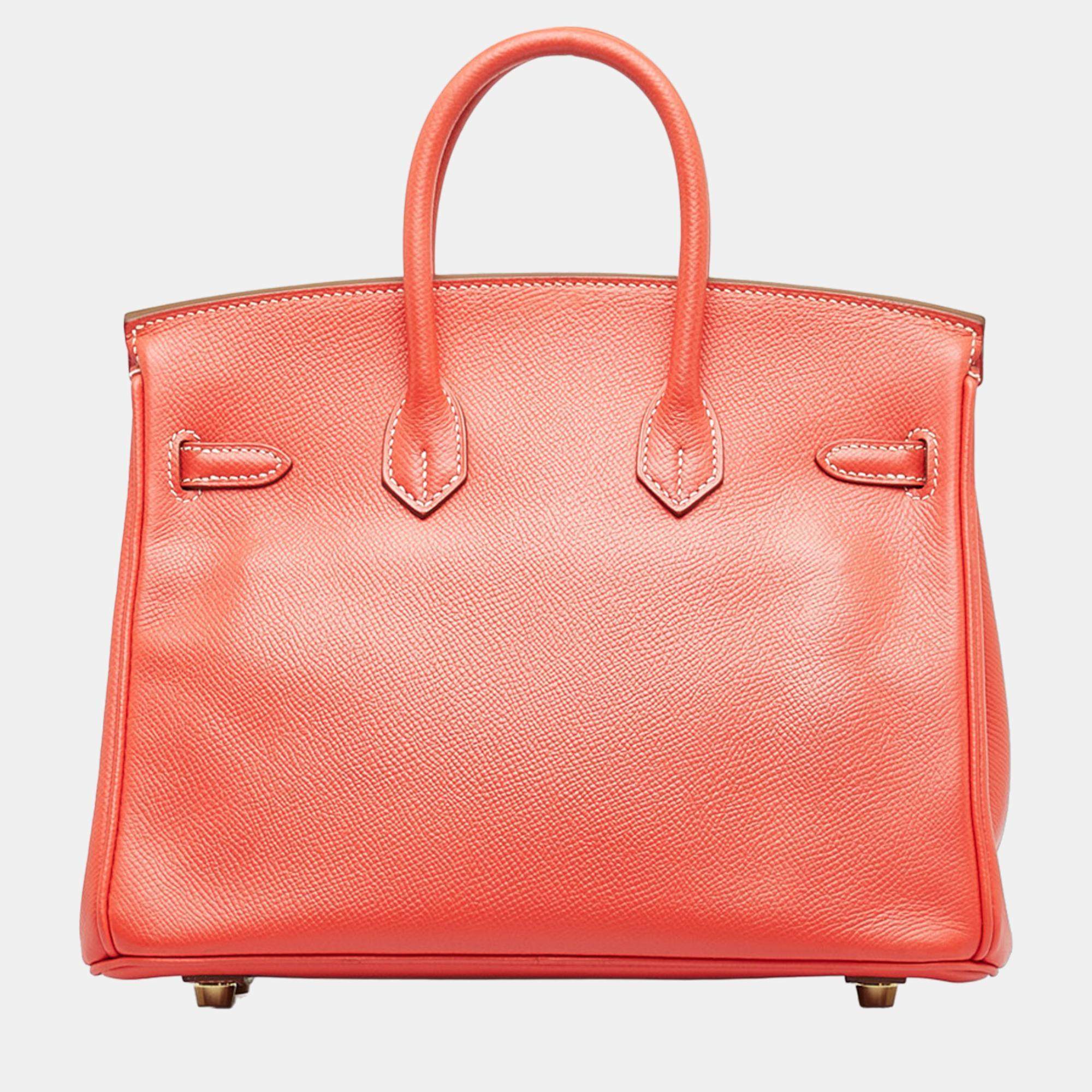 Hermes Red 2012 Epsom Birkin Retourne 25