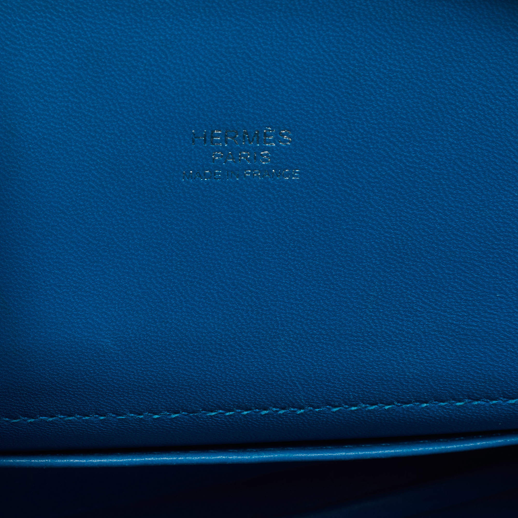 Hermes Bolide bag 27 Blue izmir Epsom leather Silver hardware