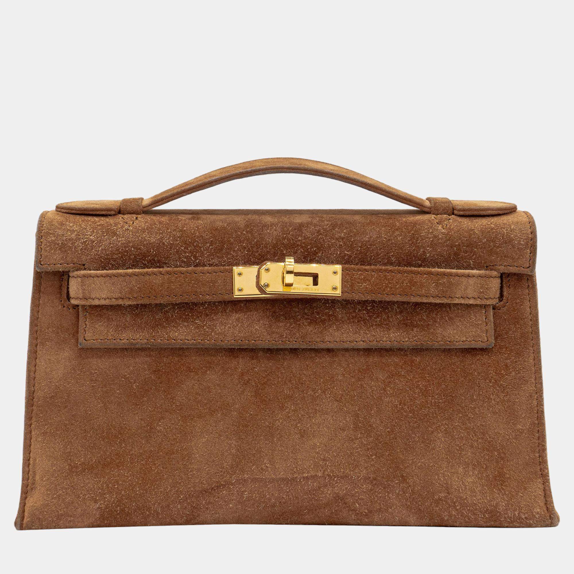 Pre Owned Hermès Kelly Pochette Doblis with GHW Bag