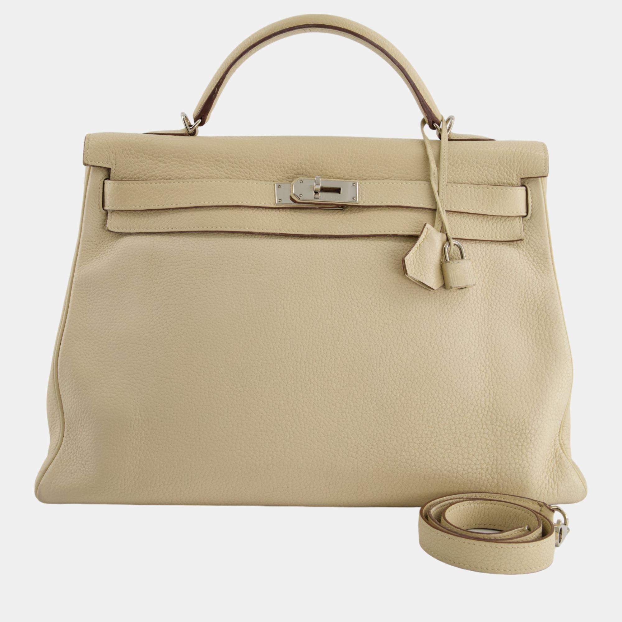 Hermes kelly bag discount beige