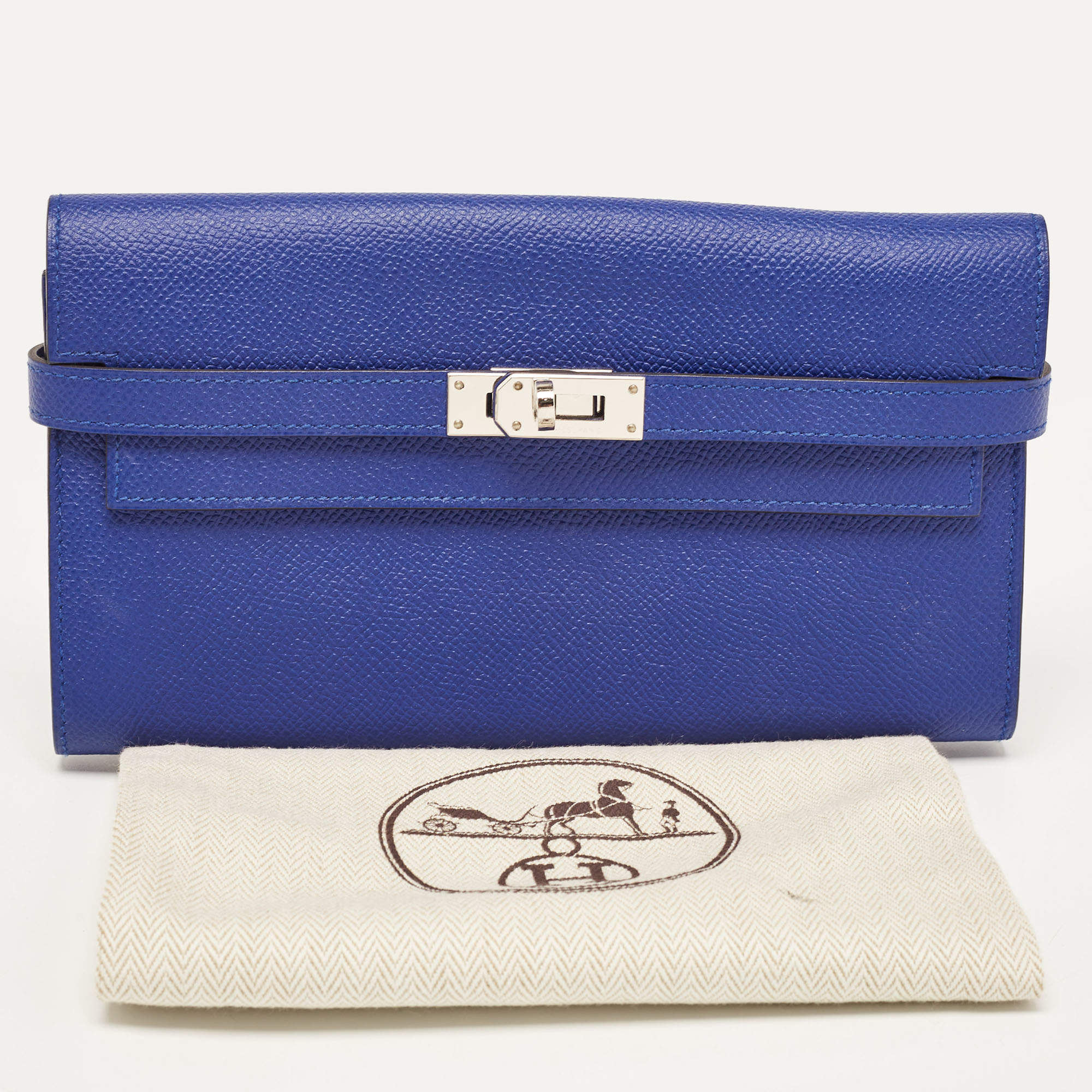 Hermes best sale wallet blue