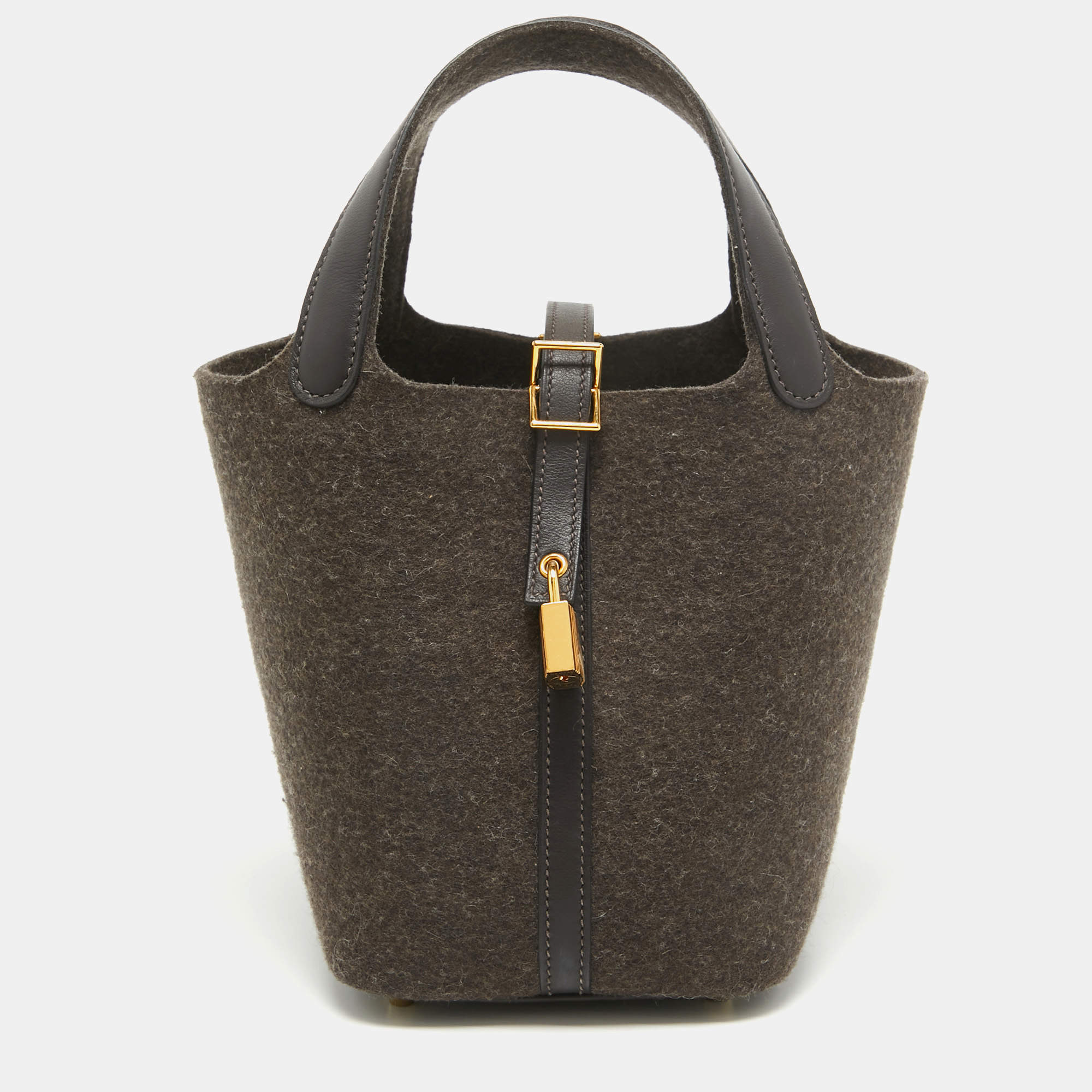 مملوكة مسبقًا حقيبة هيرمس بيكوتين لوك 18 جلد كليمينس بامبو سو غرين 