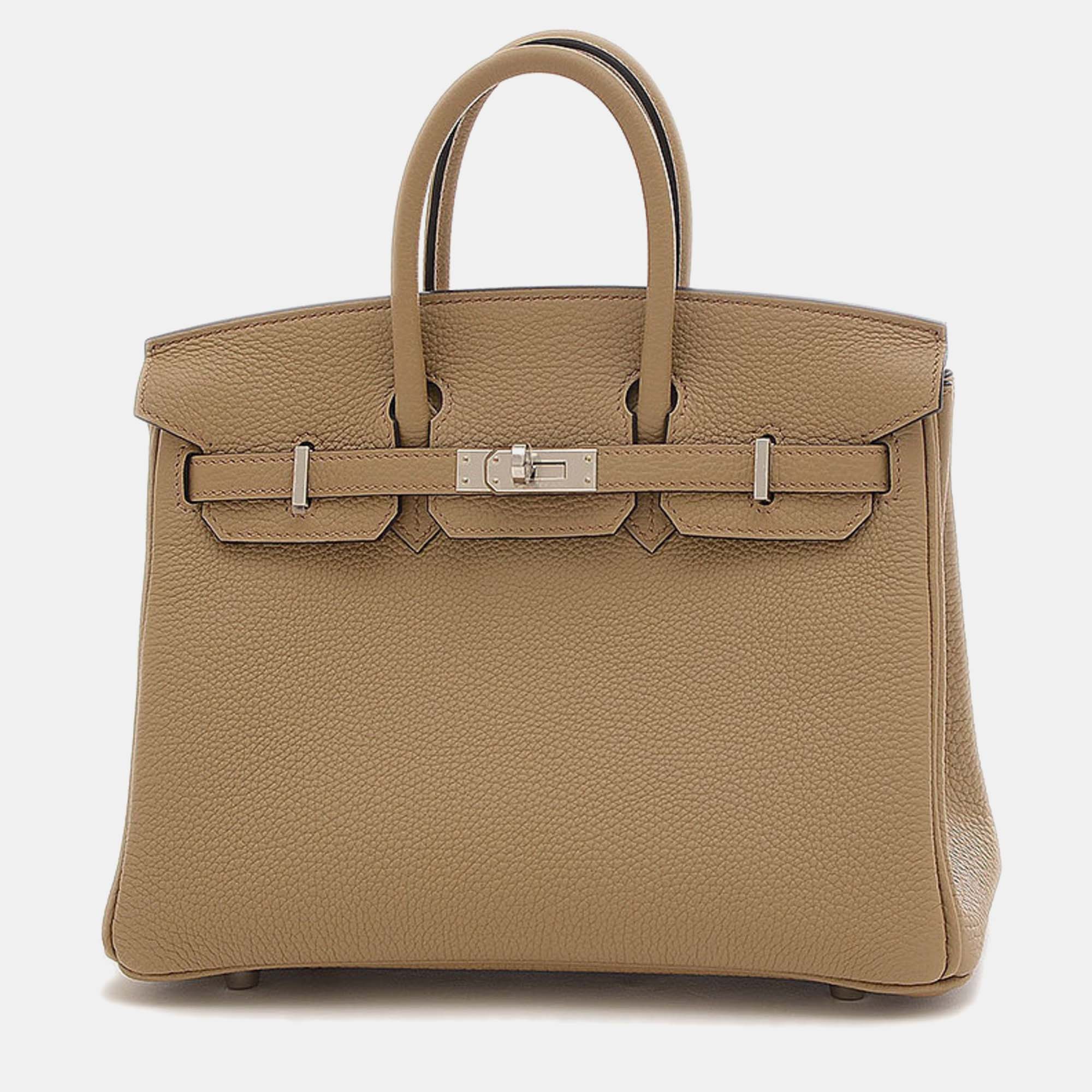 Hermes Beige Marfa Togo Birkin handbag