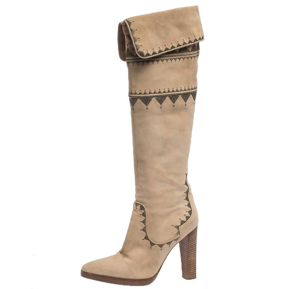 hermes suede boots