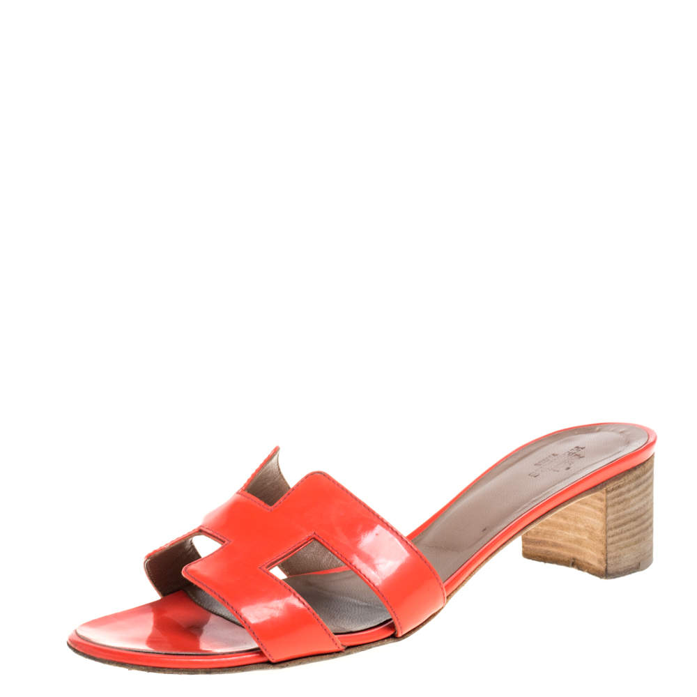 orange hermes slides