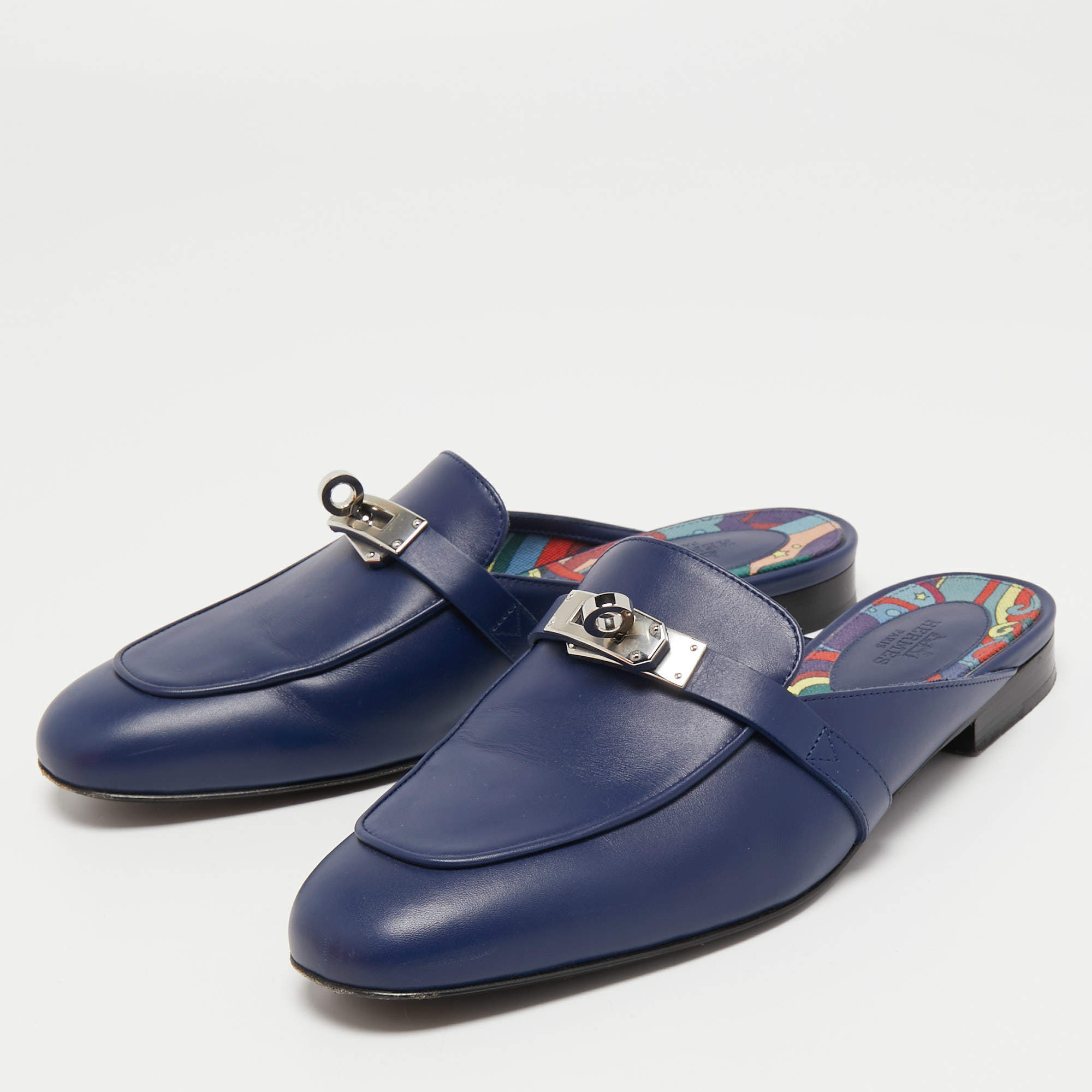 Navy blue mules store womens