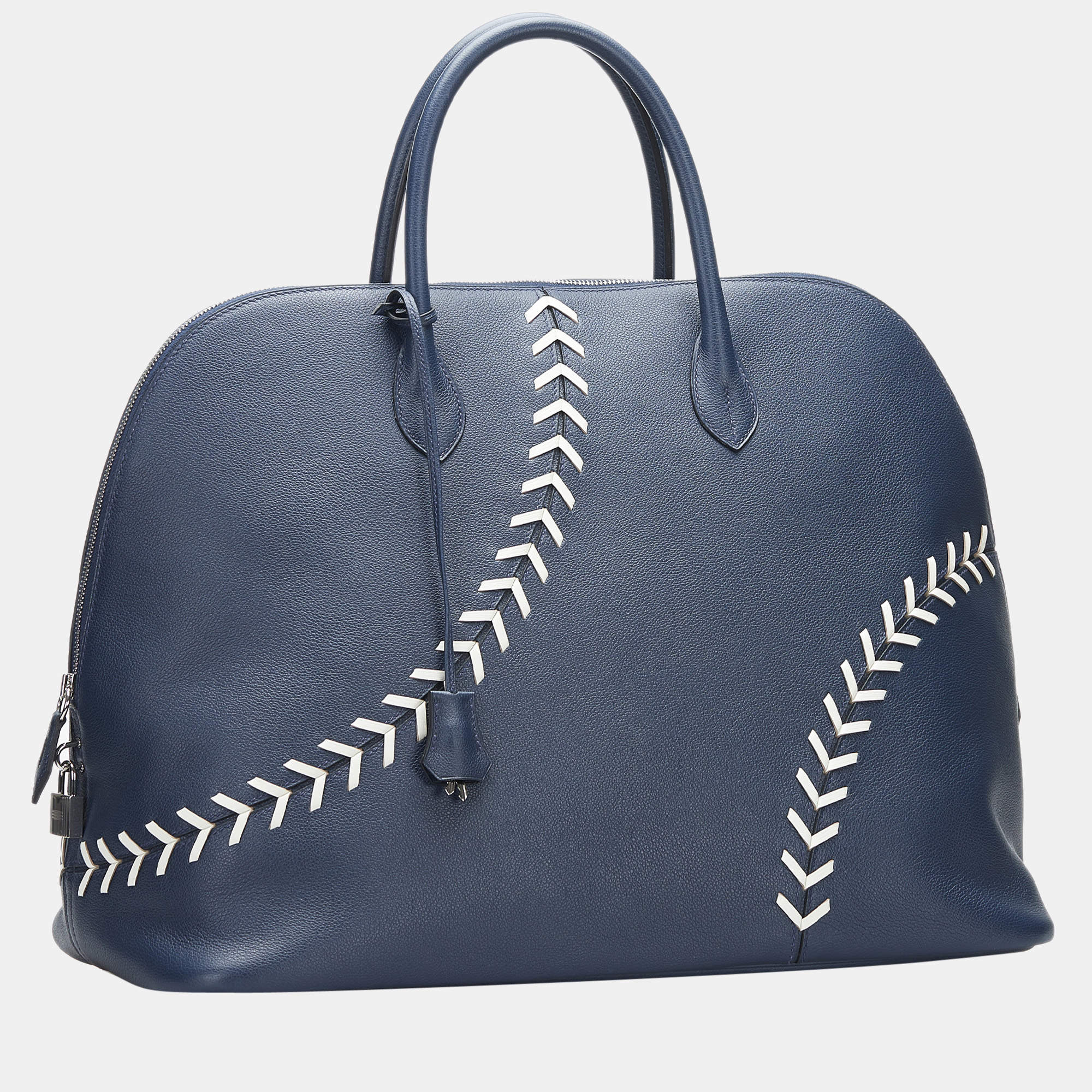 Hermes Blue Baseball Bolide Bag Hermes