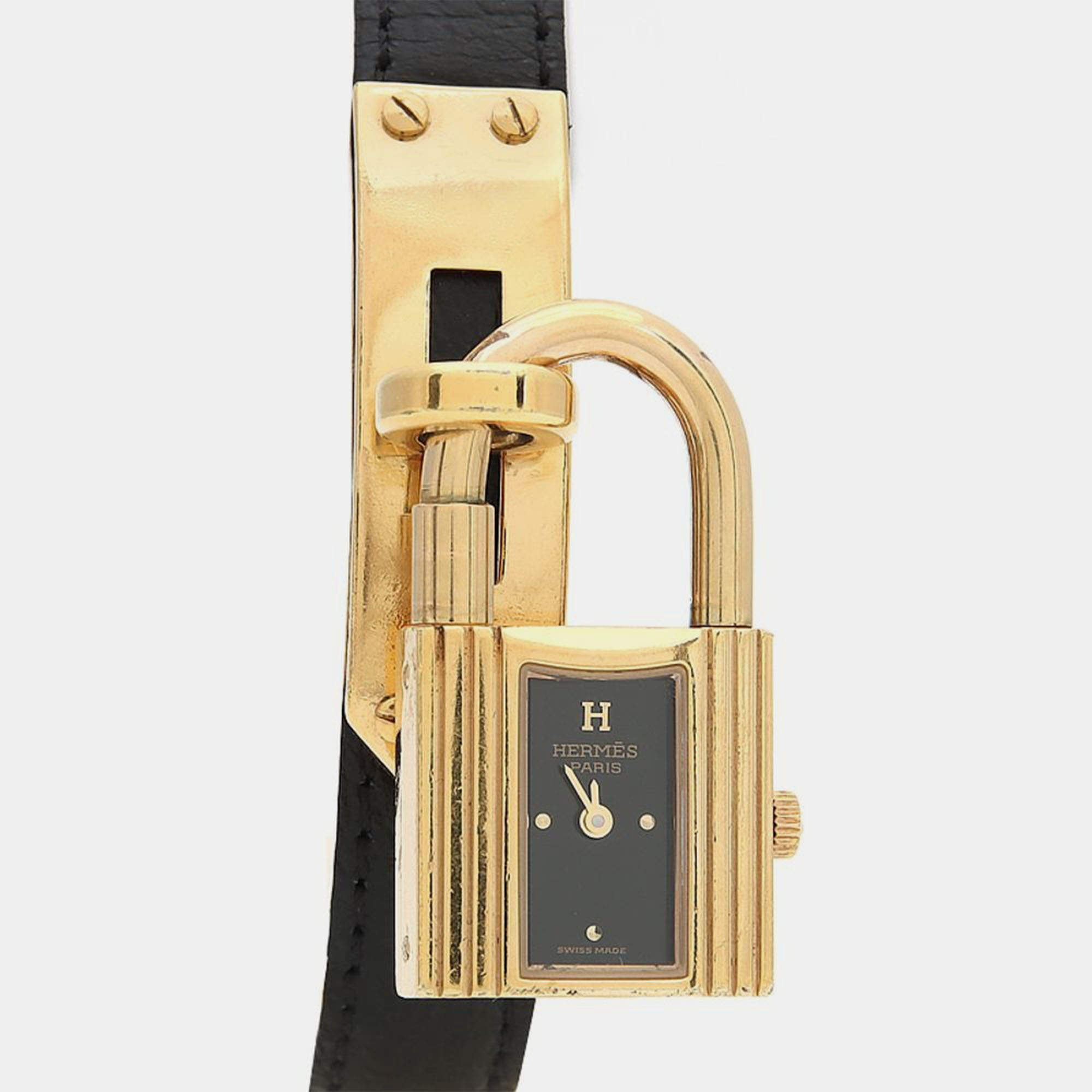 مملوكة مسبقًا Hermes Kelly Quartz Stainless Steel Women's Wristwatch 20 mm