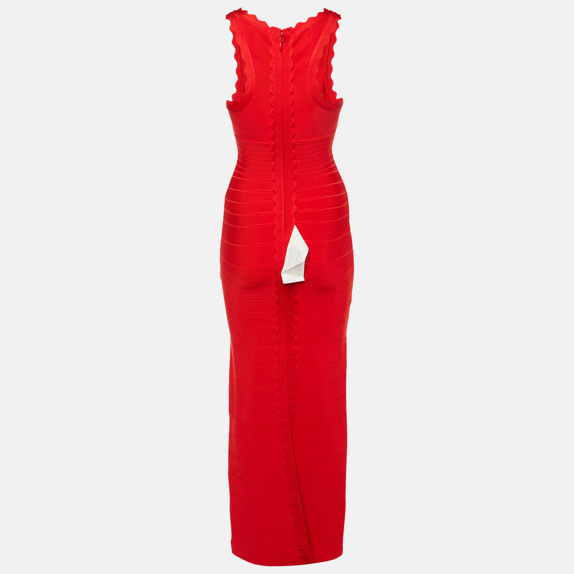 【新品美品】Herve Leger エルベレジェ レッド バンデージドレス HERVÉ LÉGER Bandage mini dress | THE OUTNET
