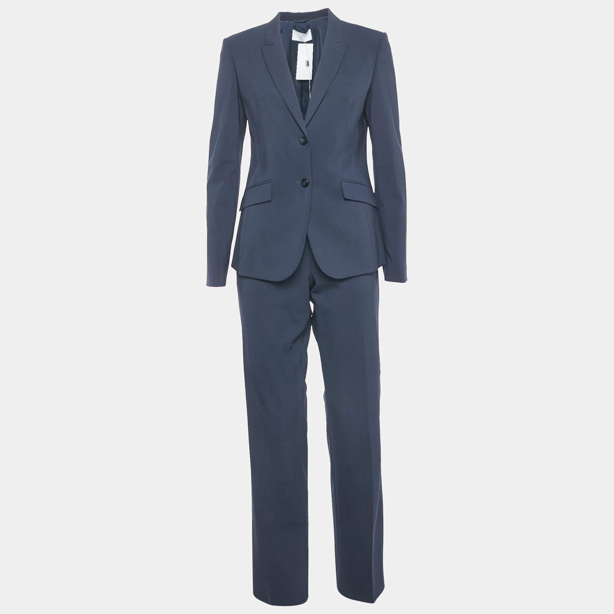 Hugo Boss Navy Blue Wool Julea Suit Set S