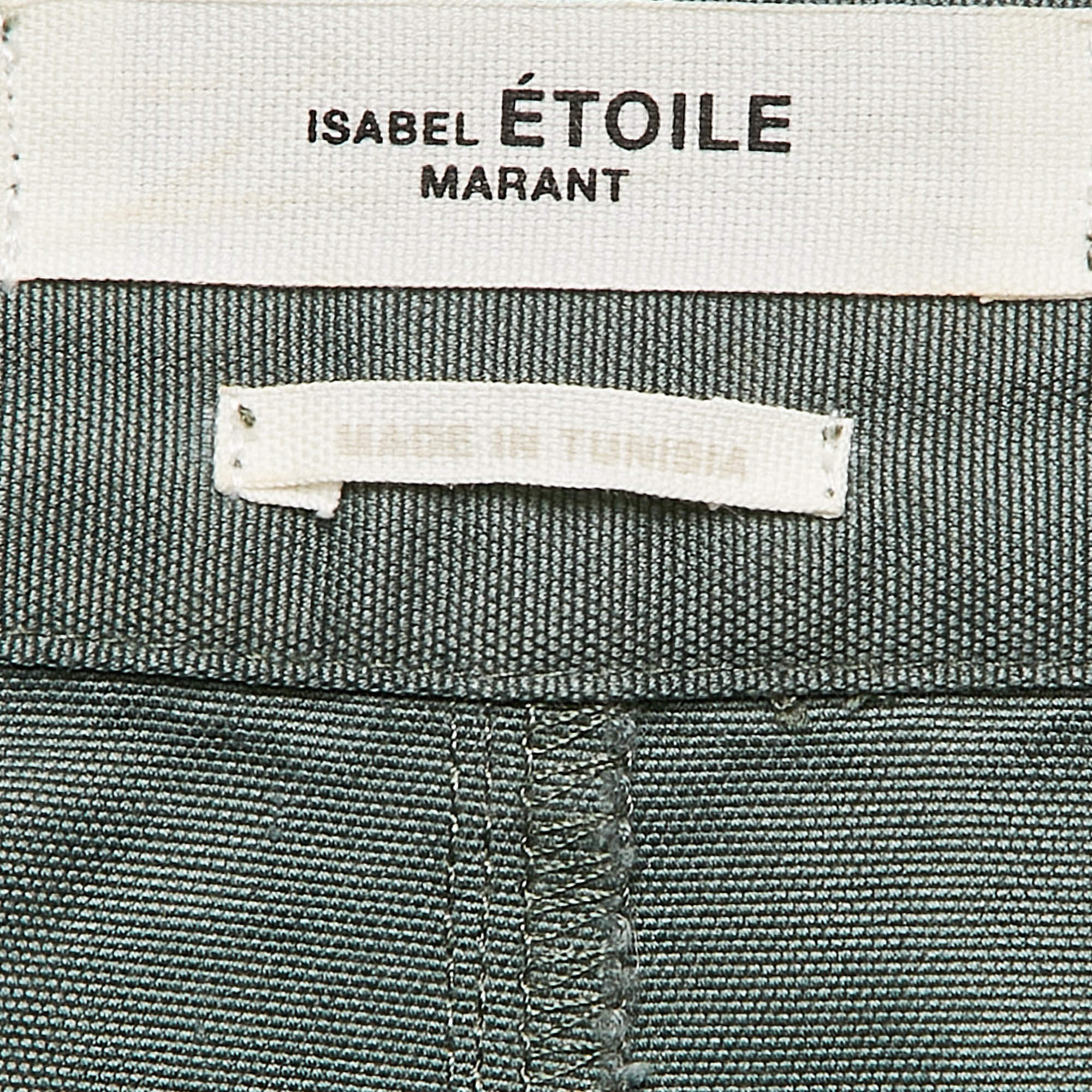 Pre Owned Isabel Marant Etoile Green Cotton Shorts L