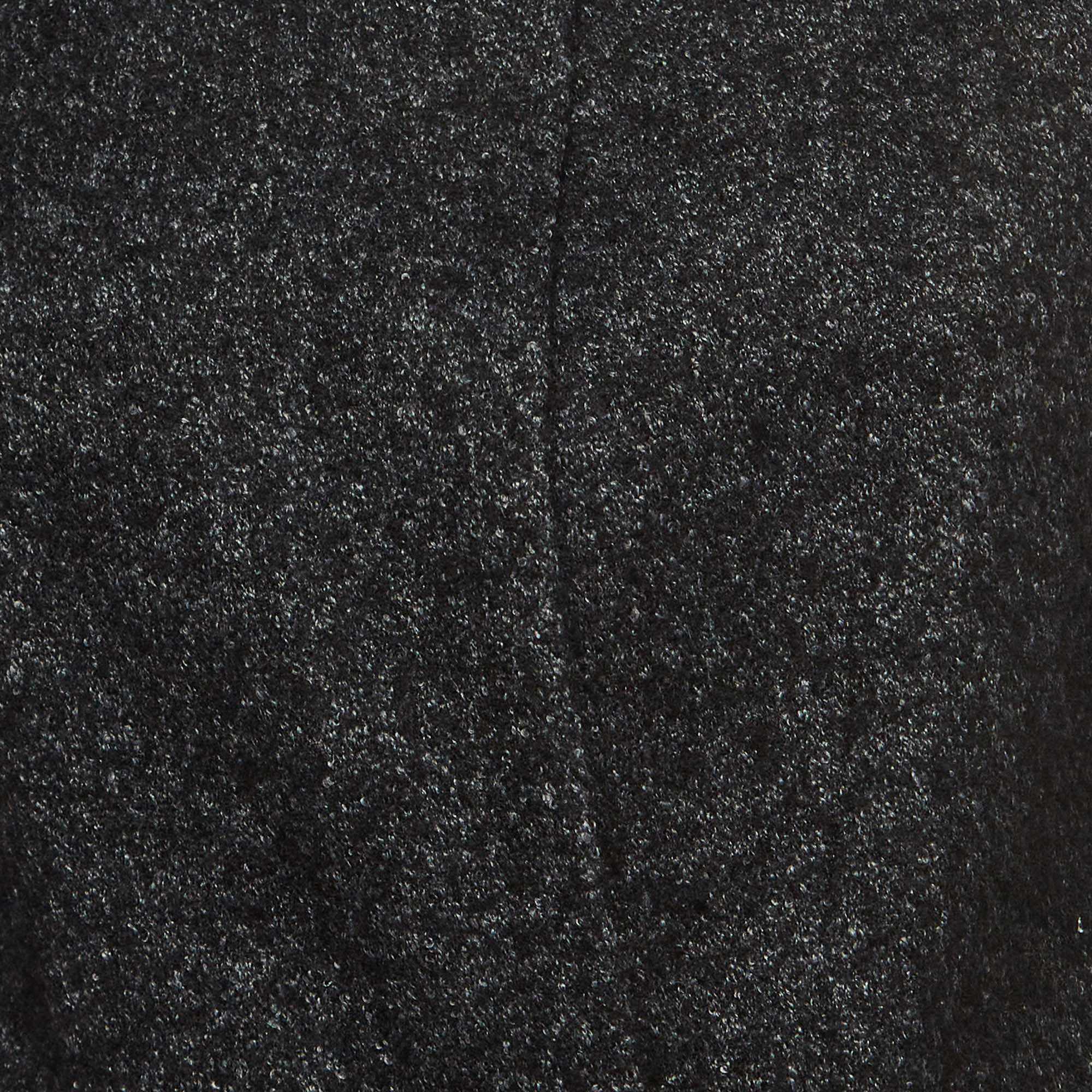 Pre Owned Isabel Marant Etoile Grey Wool Tweed Cardigan XS
