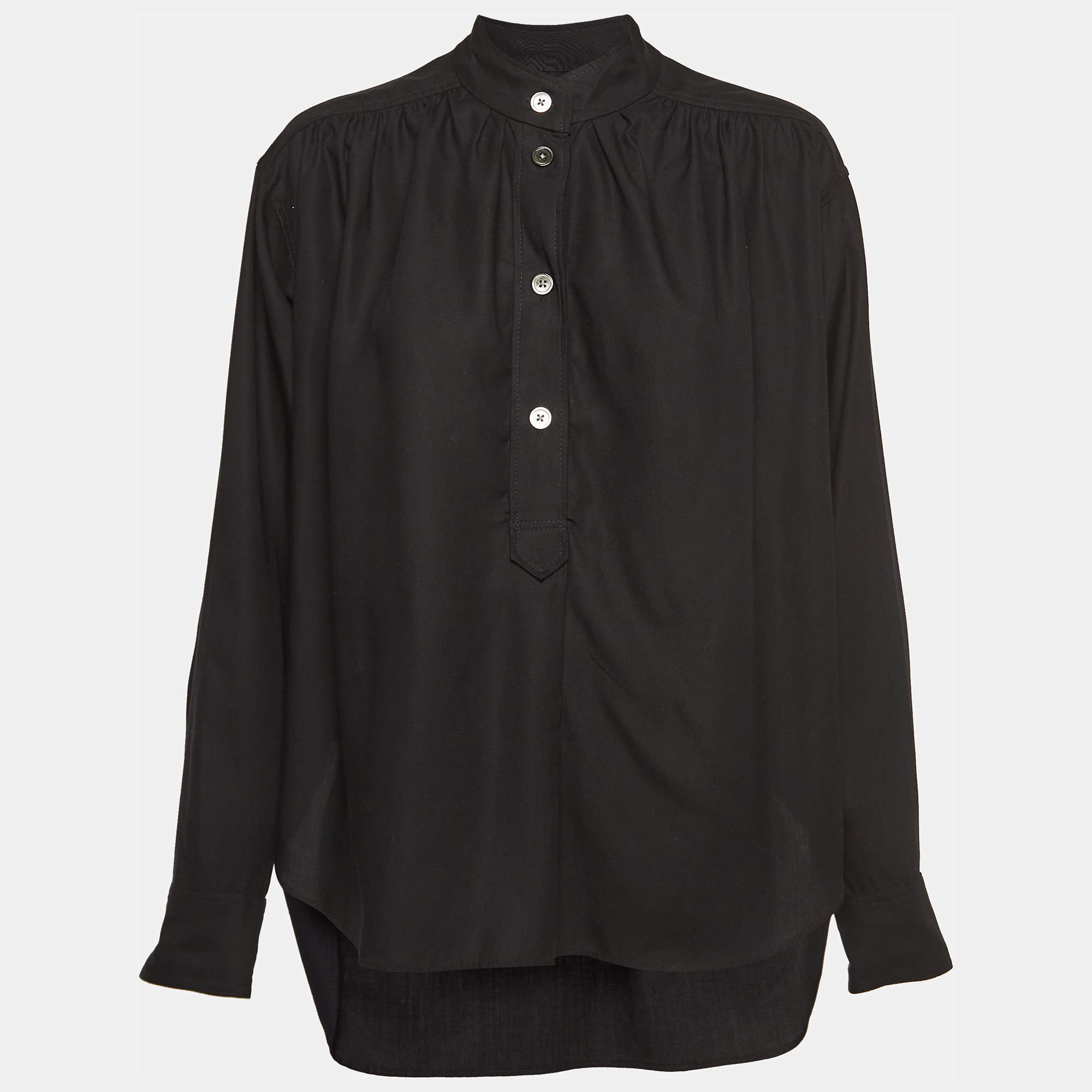 Isabel Marant Black Lyocell Berangere Blouse S