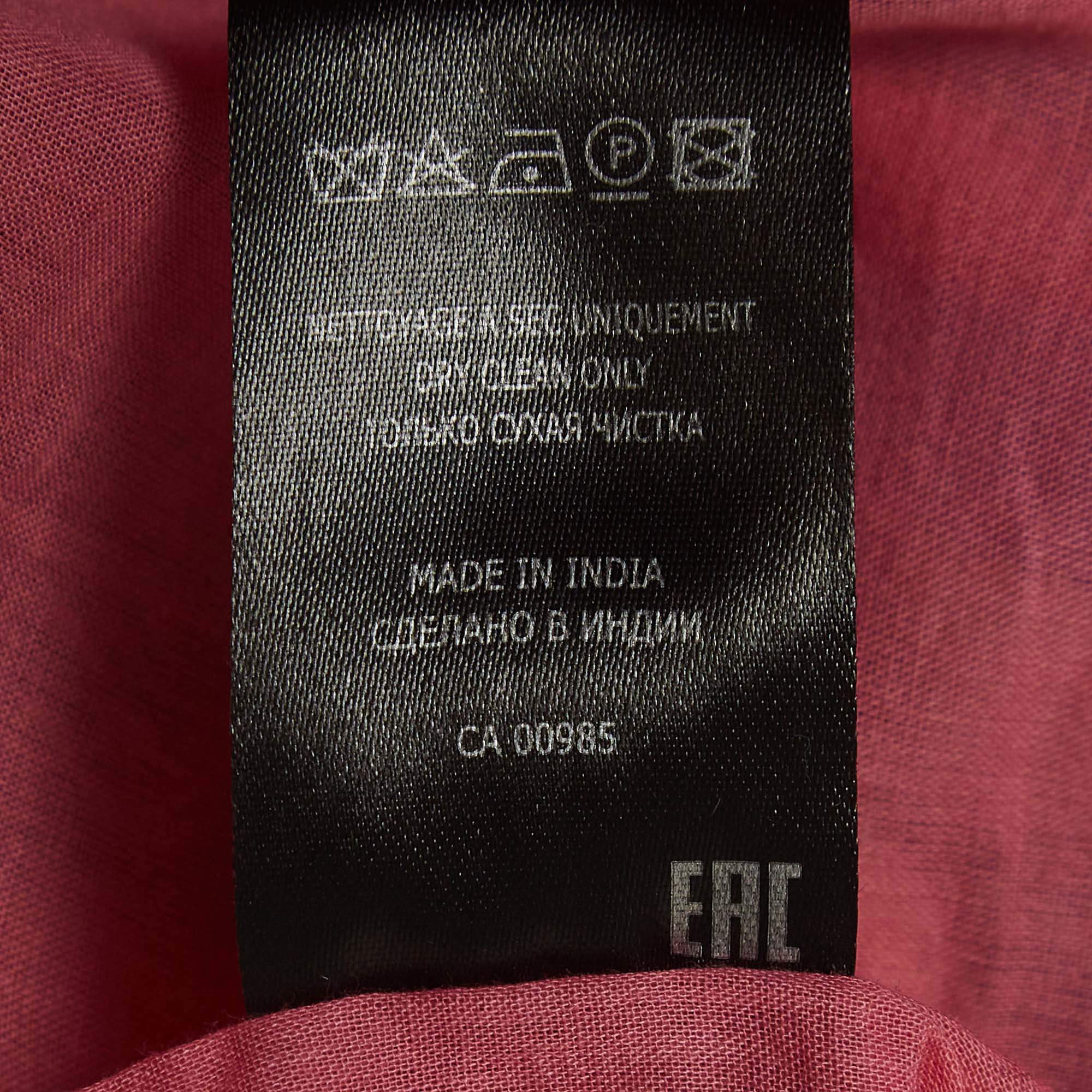 Pre Owned Isabel Marant Pink Inima Ikat Jacquard Shorts M