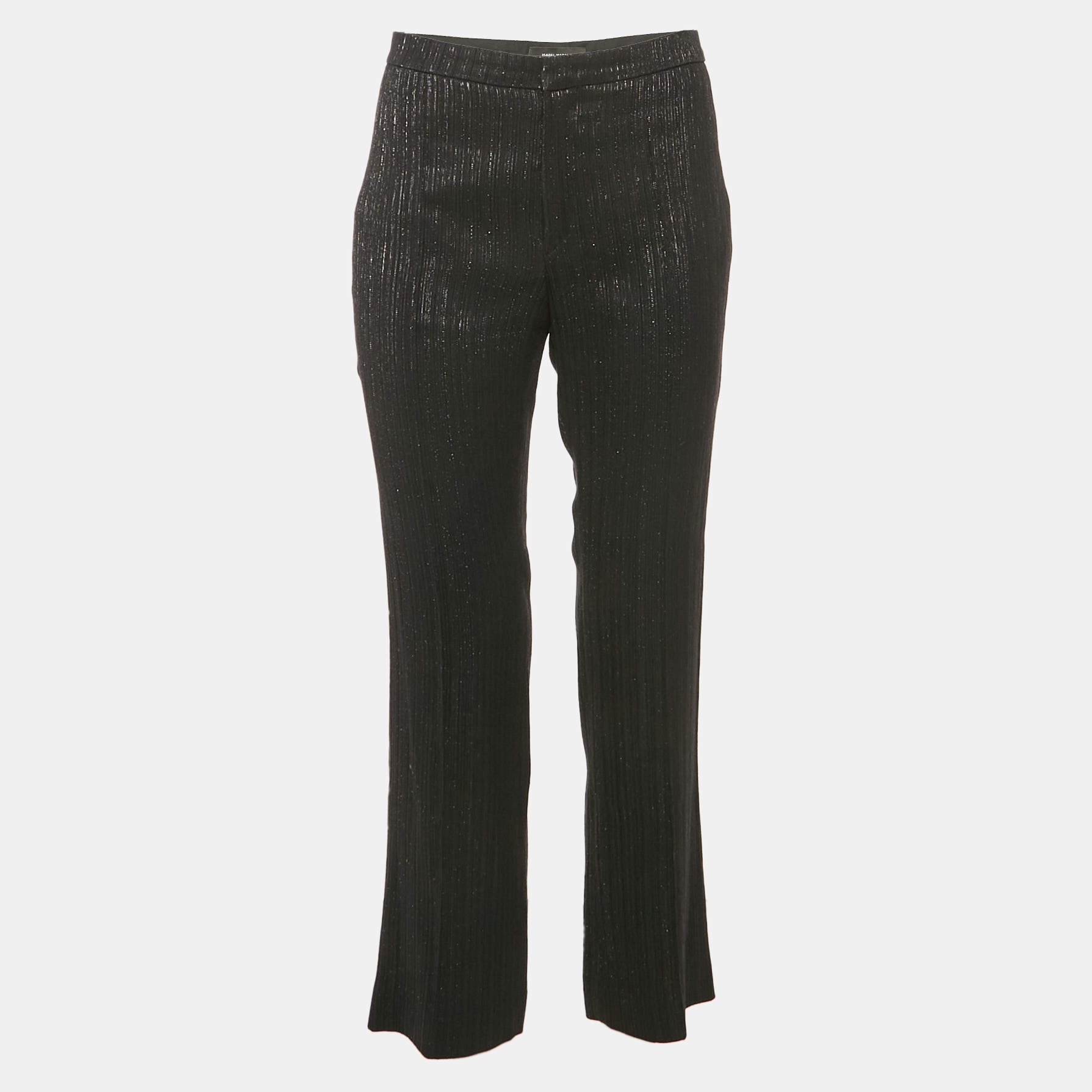 Isabel Marant Black Lurex Trousers M