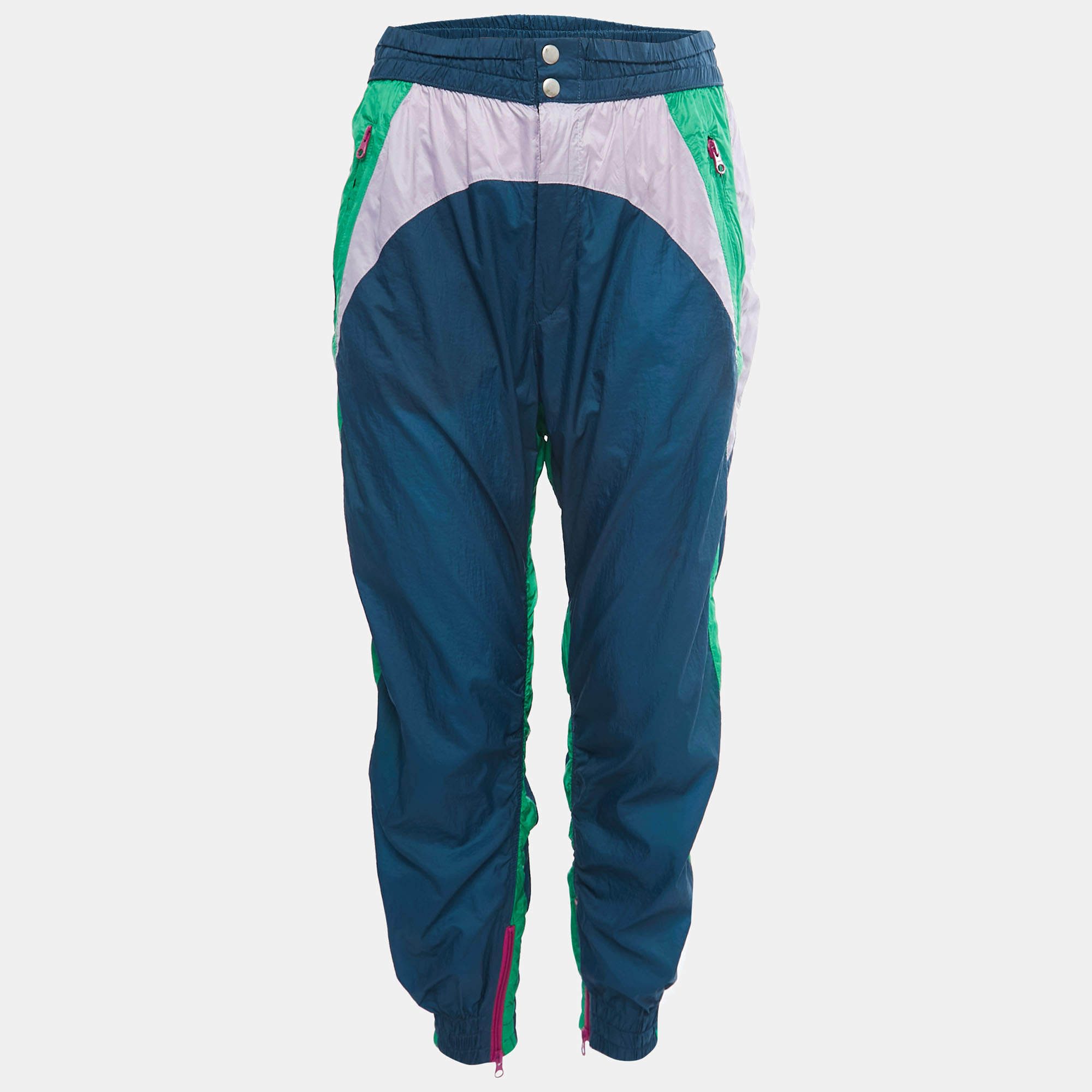 Isabel Marant Color Block Synthetic Raruso Joggers M