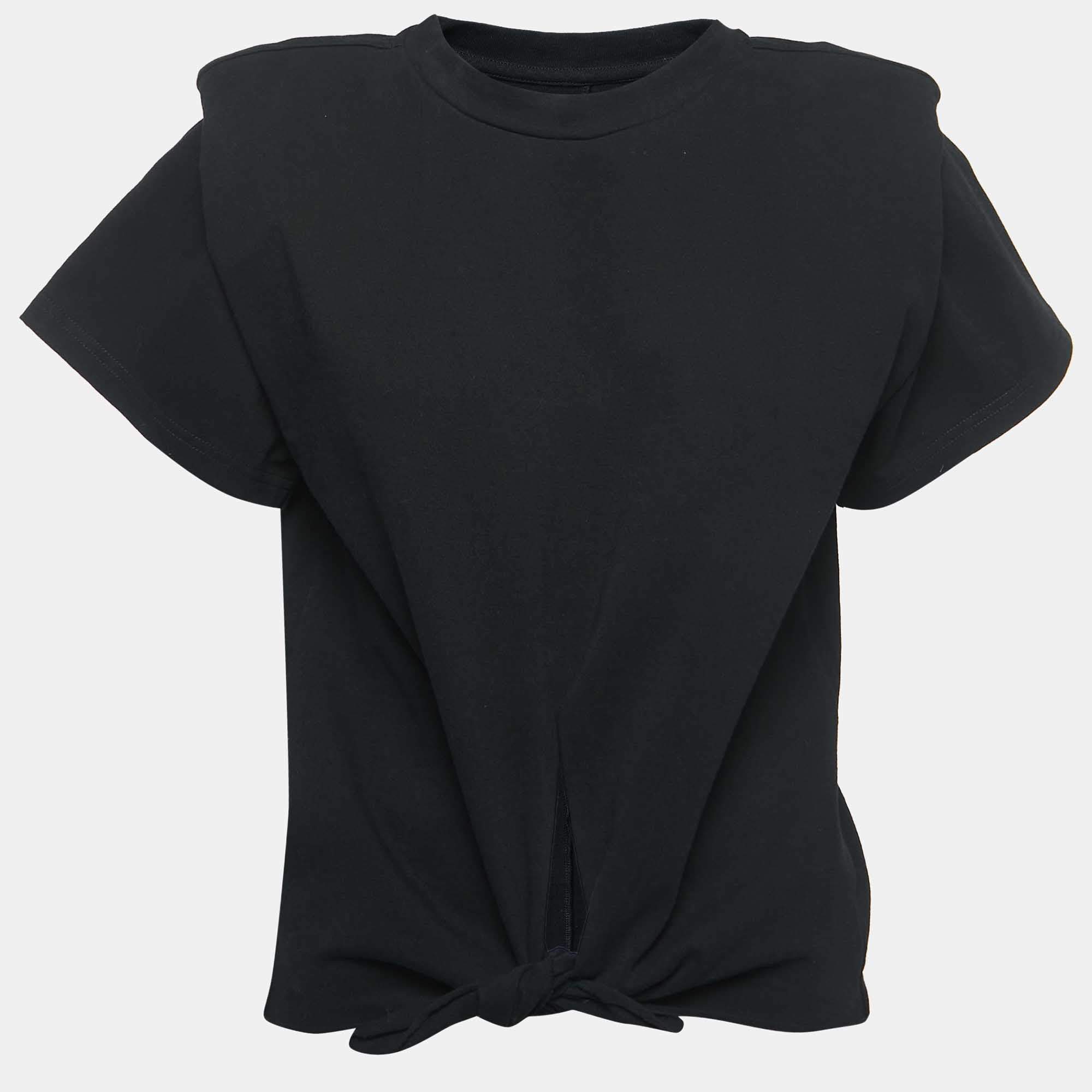 ISABEL MARANT◆半袖カットソー/S/コットン/BLK/総柄/ブラック// 25PBS0007HA-C1I07H-02FK-A.jpg?