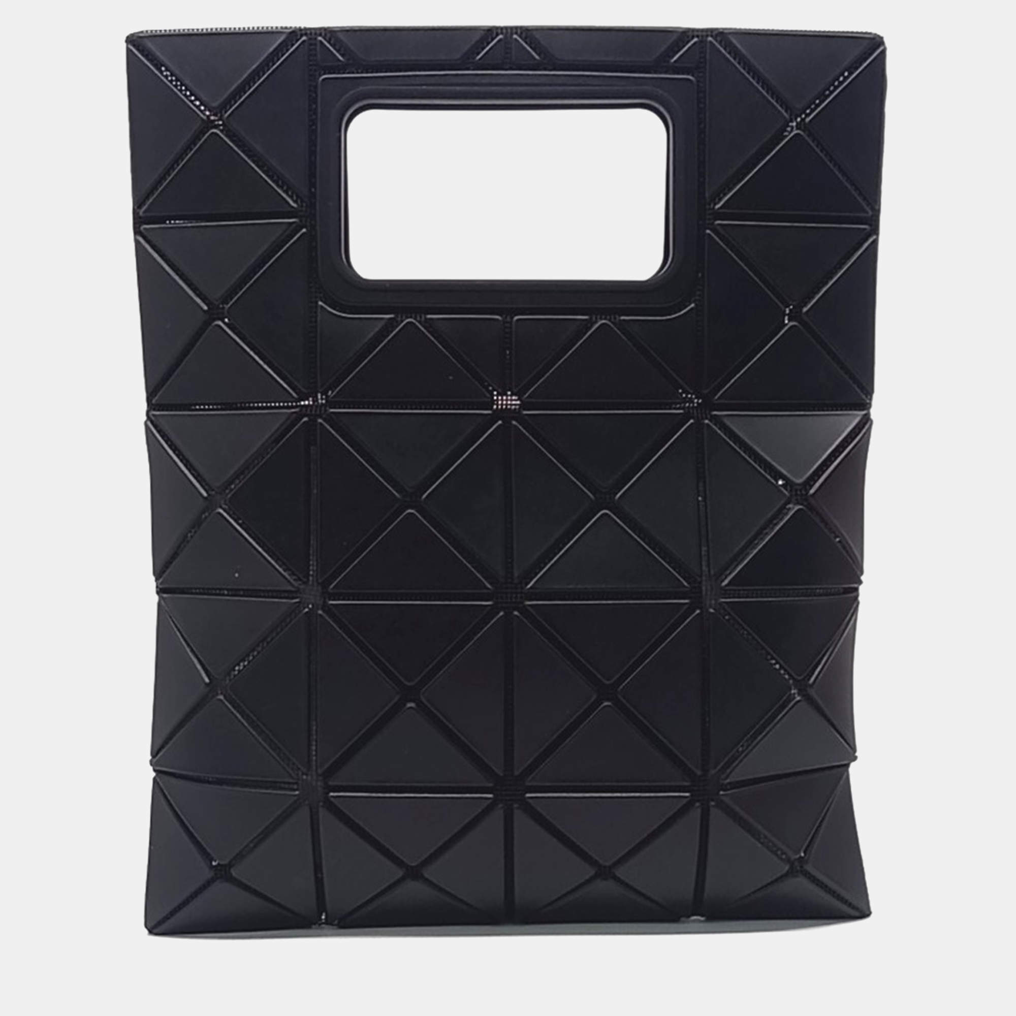 Pre Owned Issey Miyake Black Mesh and Coated canvas Bao Bao Tote bag