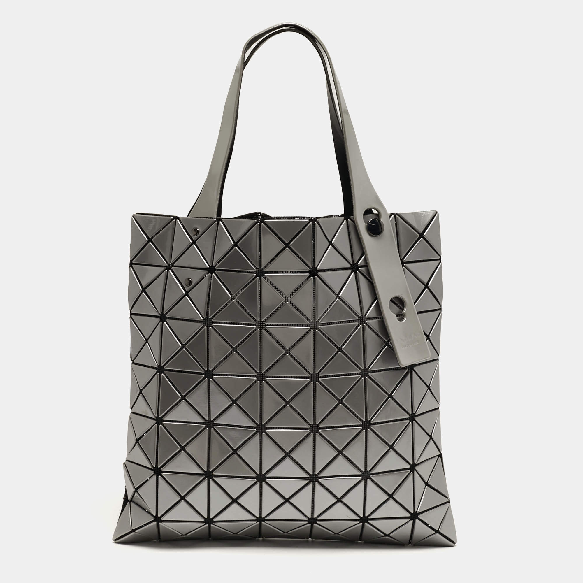 مملوكة مسبقًا Issey Miyake Bao Bao Grey PVC Tote