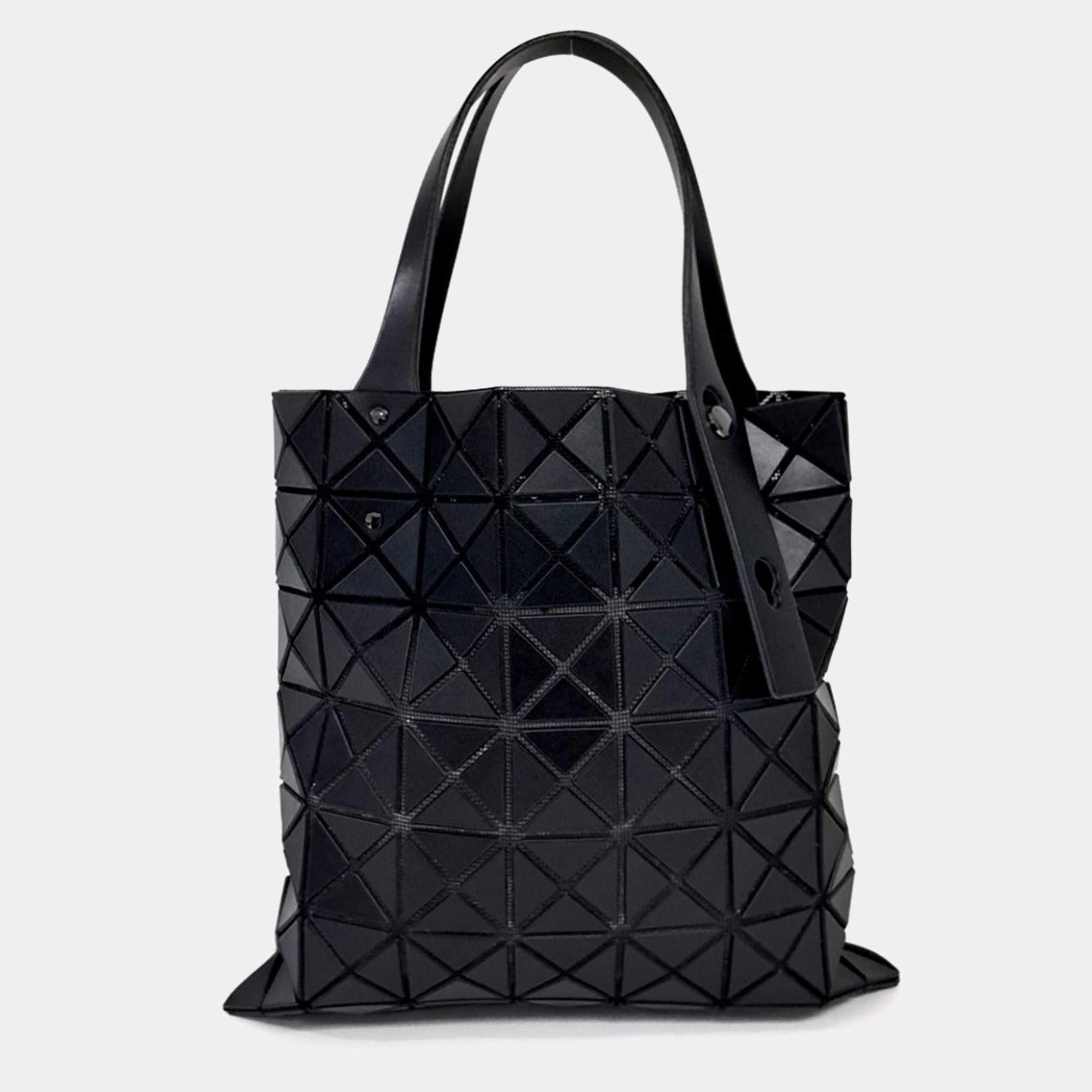 مملوكة مسبقًا Issey Miyake Black PVC Bao Bao tote bag