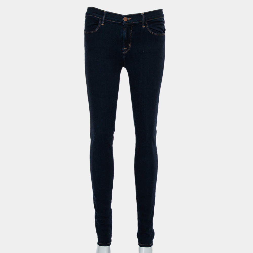 J Brand Navy Blue Denim Super Skinny Metropol Jeans M