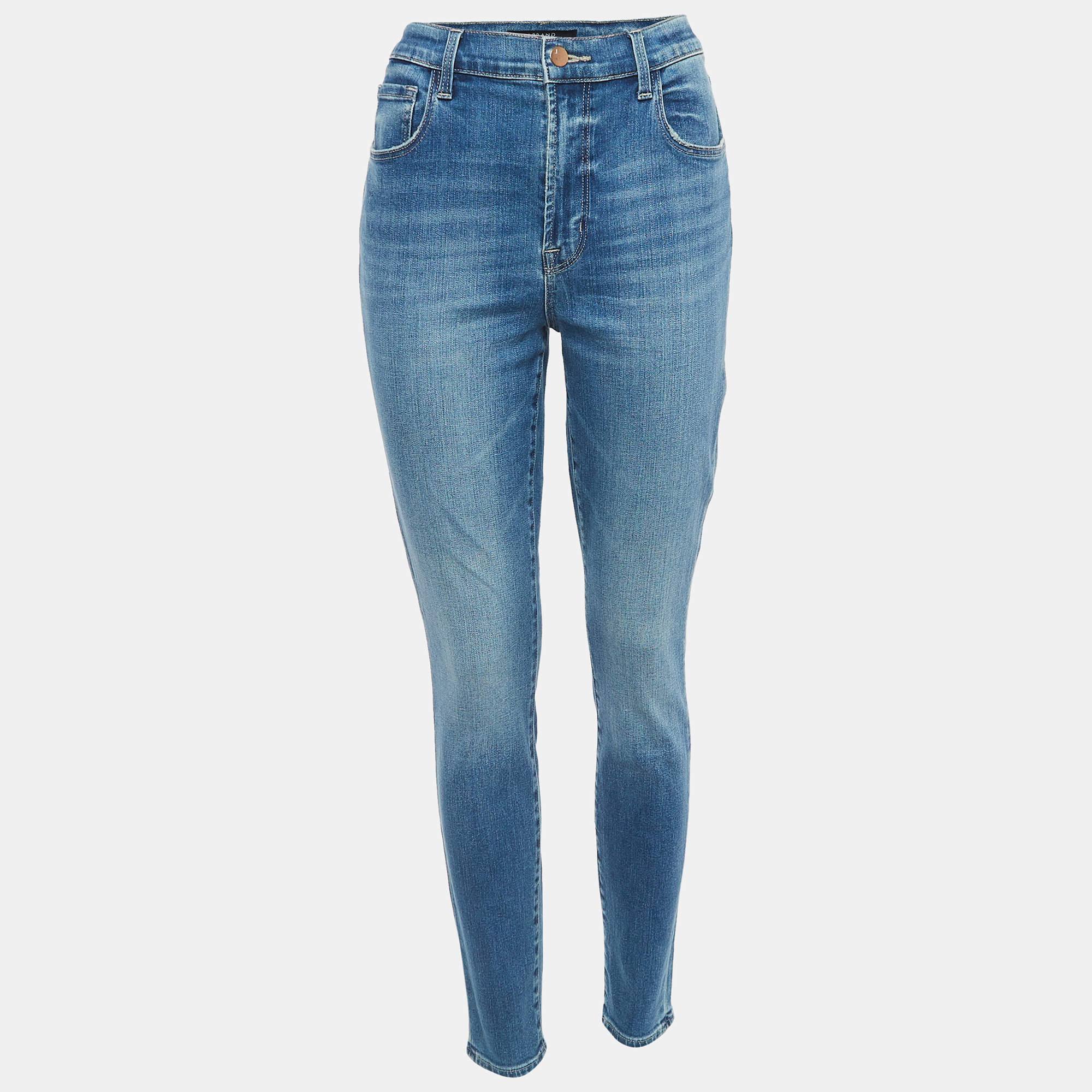 J Brand Blue Washed Denim Skinny Jeans M Waist 29"