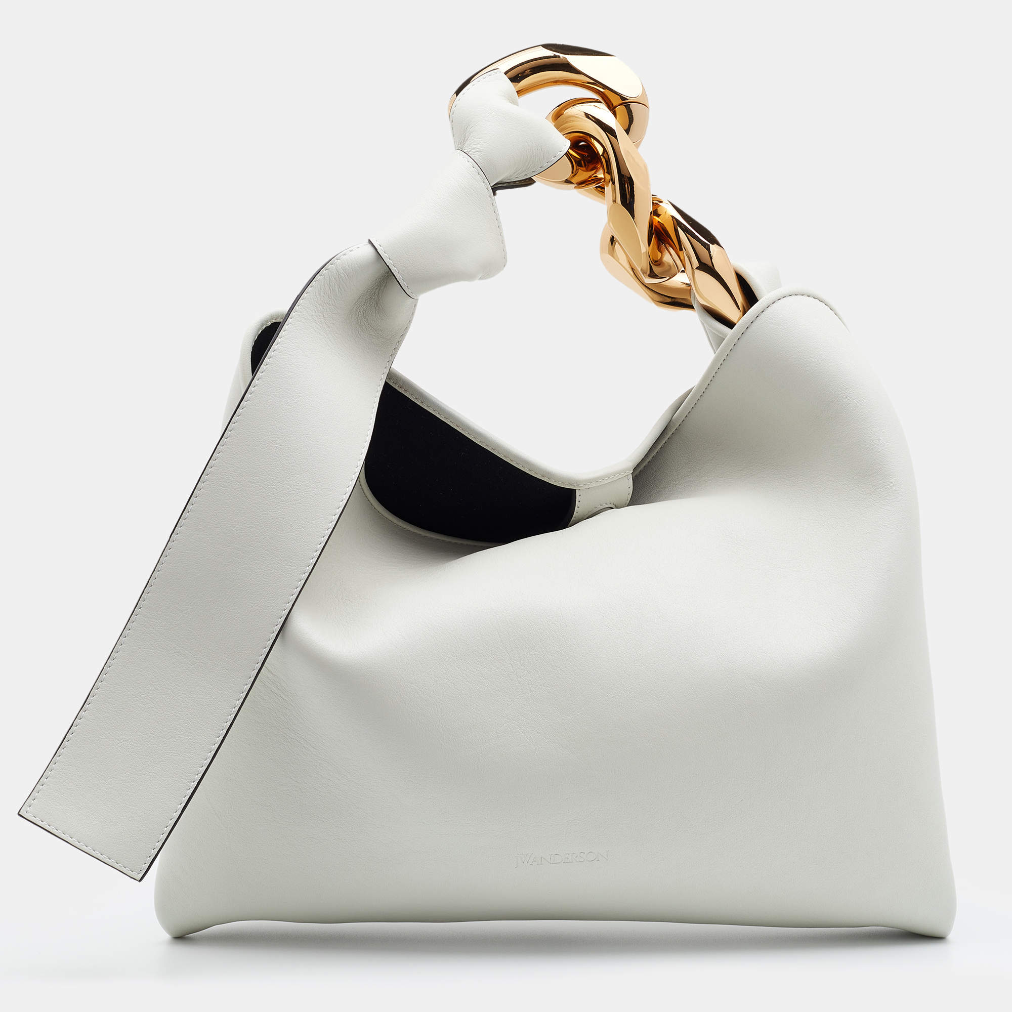 J.W.Anderson Off White Leather Small Chain Hobo