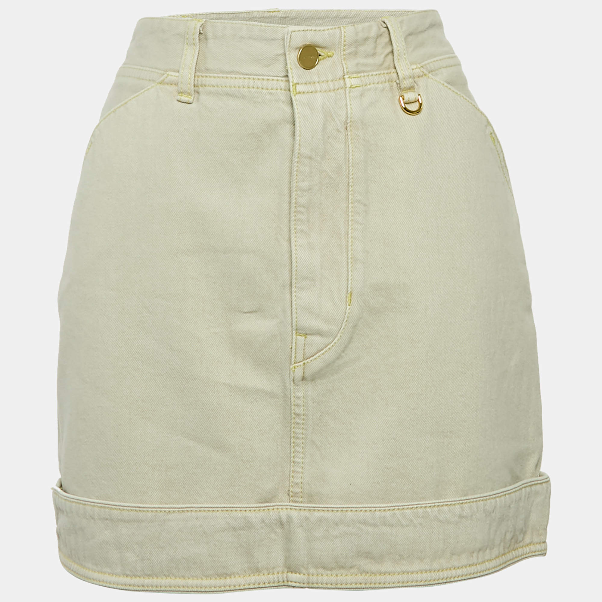 Jacquemus Light Blue Denim La Jupe De Nimes Mini Skirt S