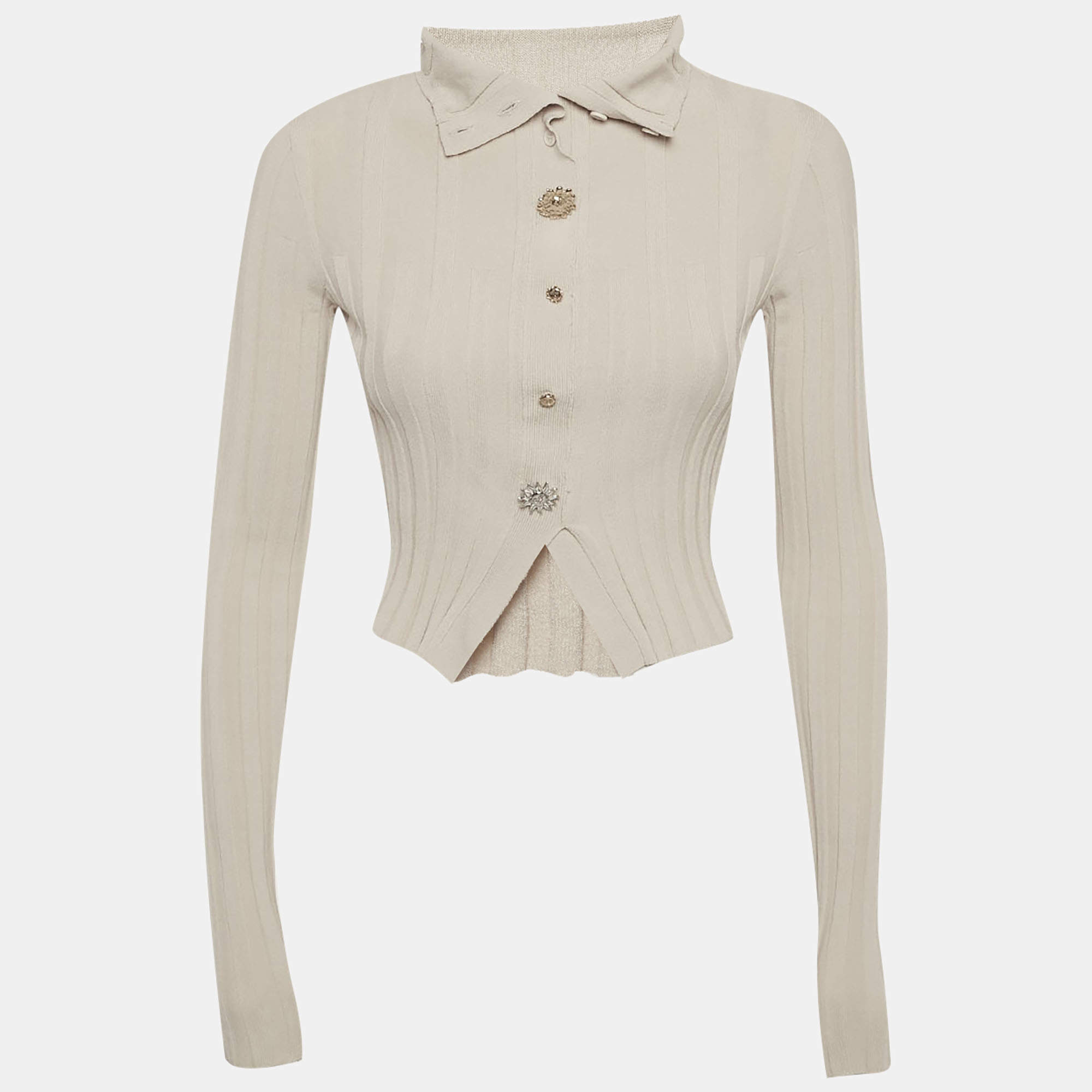 مملوكة مسبقًا سترة جاكيموس مضلع قطن بيج باندو مقاس صغير - سمول