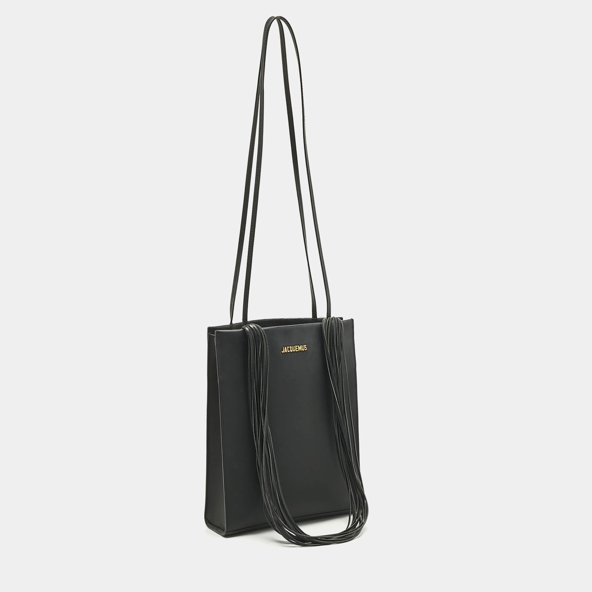 Jacquemus Black Leather Le A4 Tote Jacquemus | TLC US