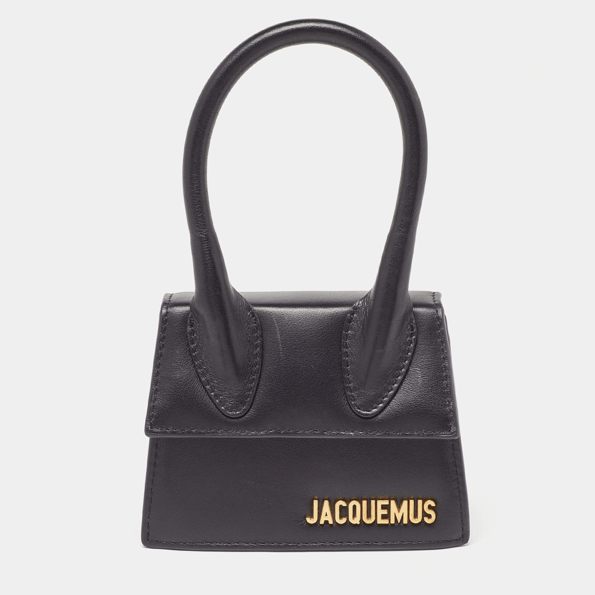 Jacquemus Black Leather Mini Le Chiquito Bag
