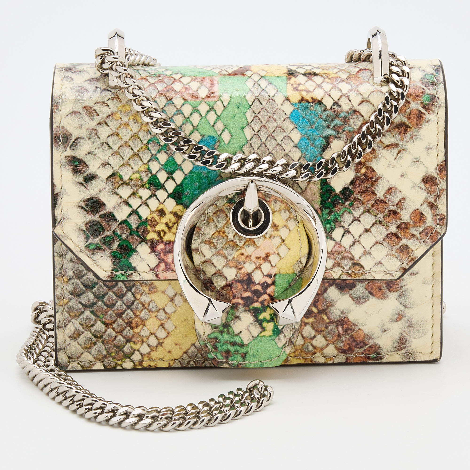 Womens Multicolor Snakeskin Handbag Python Bag Snake Skin -  Denmark