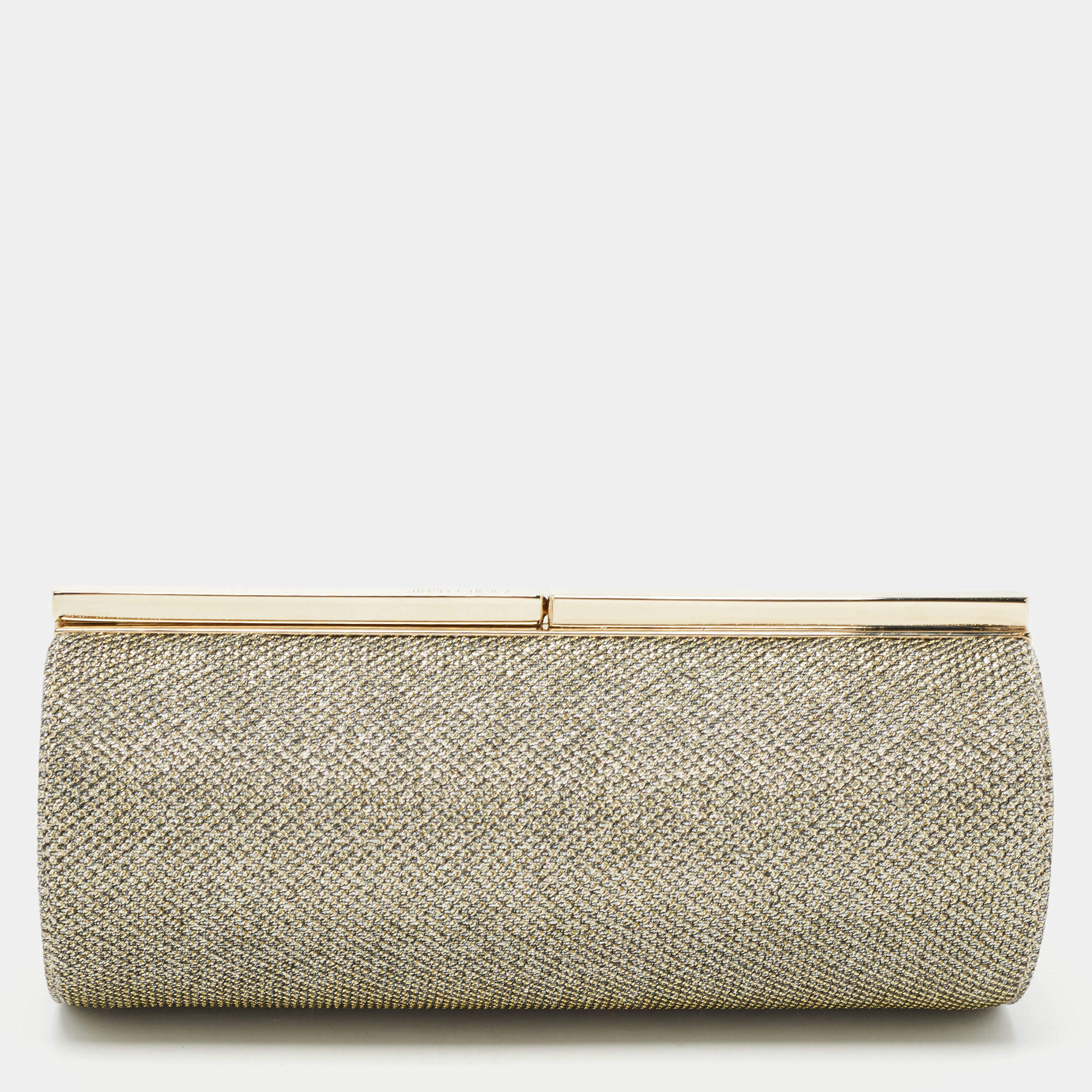 Jimmy Choo Gold/Silver Lurex Trinket Clutch