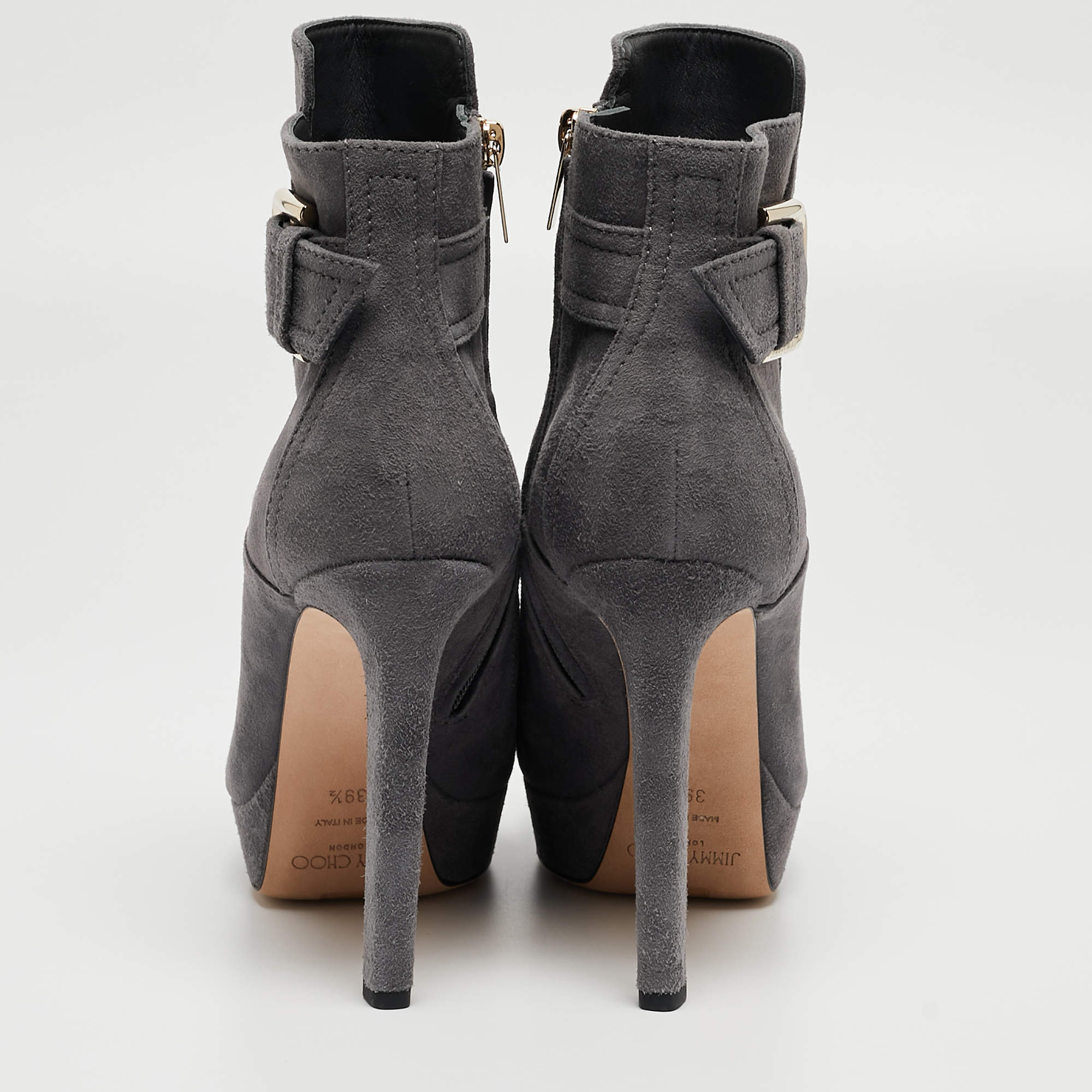 Jimmy choo discount gray suede boots