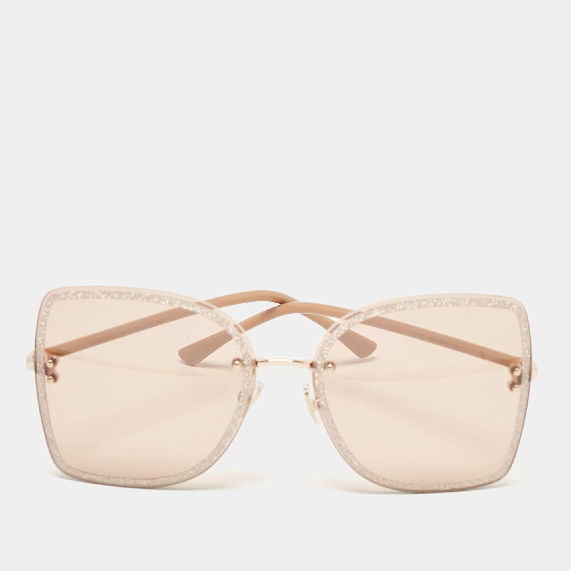 Jimmy Choo Rose Gold  LETI/S Buetterfly Sunglasses
