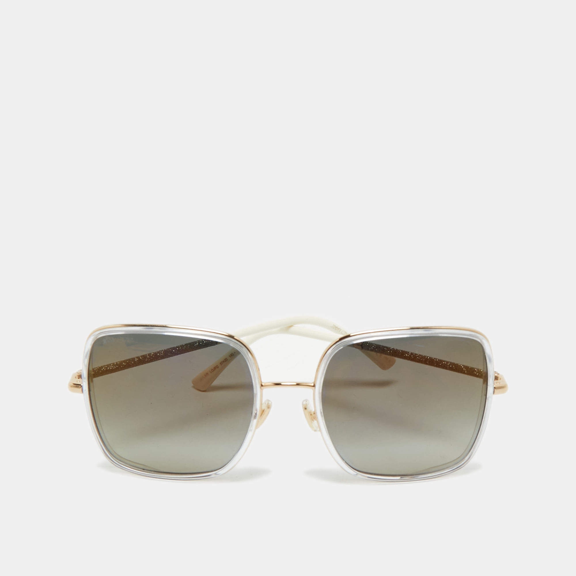 Jimmy Choo Grey Gradient JAYLA/S Oversized Sunglasses