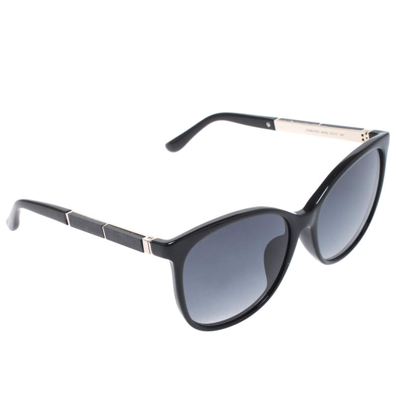مملوكة مسبقًا Jimmy Choo Black/ Blue Gradient Charly/F/S Square Sunglasses