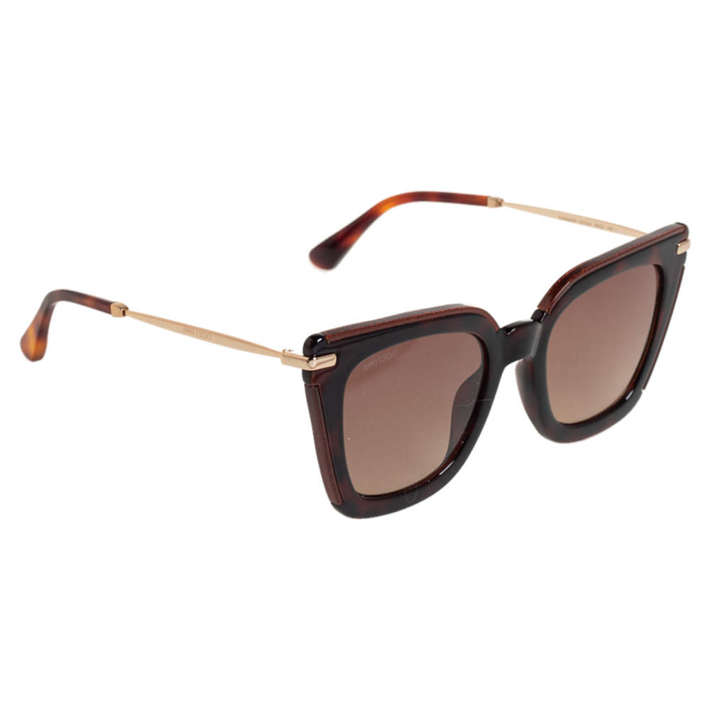 Jimmy Choo Brown / Brown Gradient OCHYA Ciara Cat Eye Sunglasses