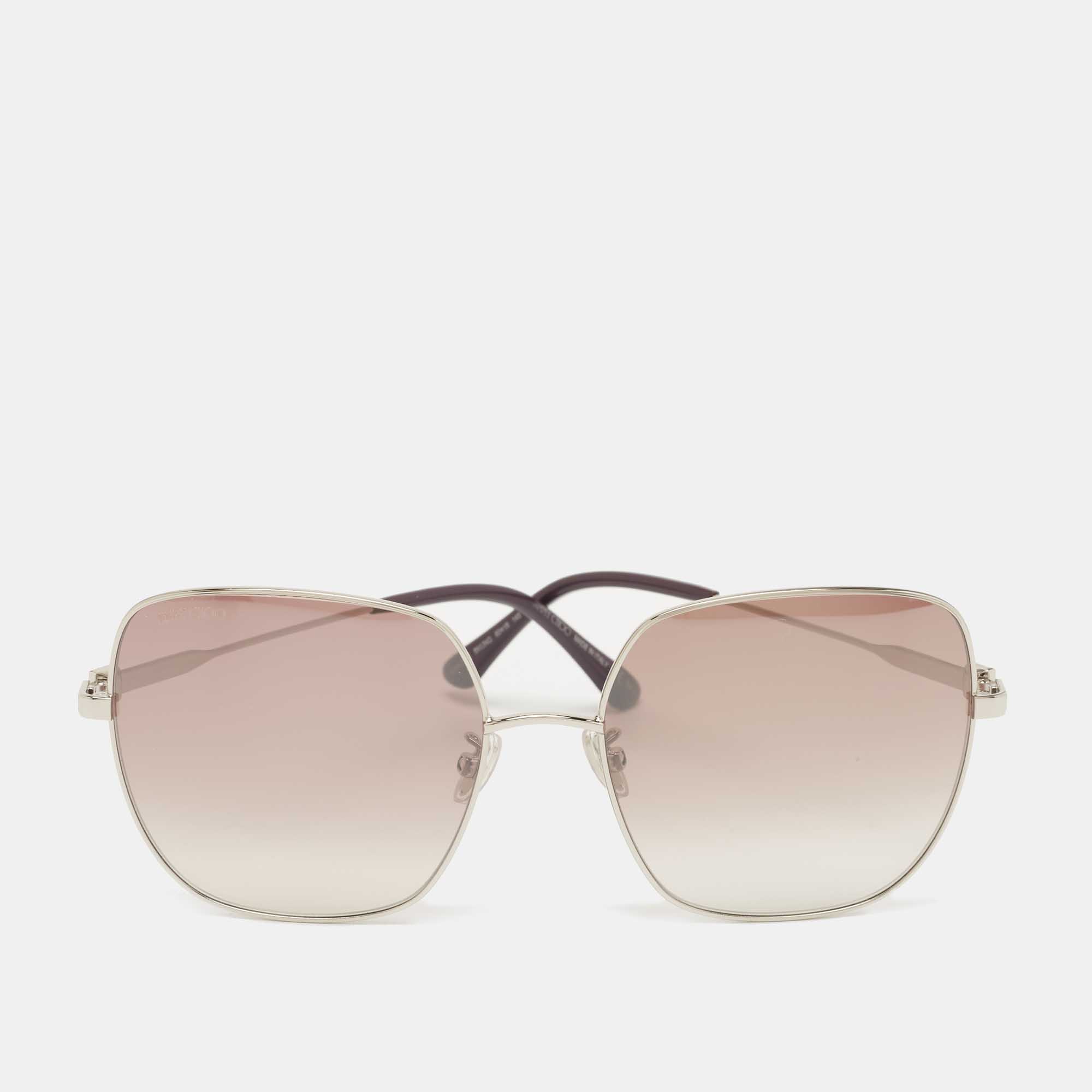 Pre Owned Jimmy Choo Purple KORI/G/SK Gradient Square Sunglasses