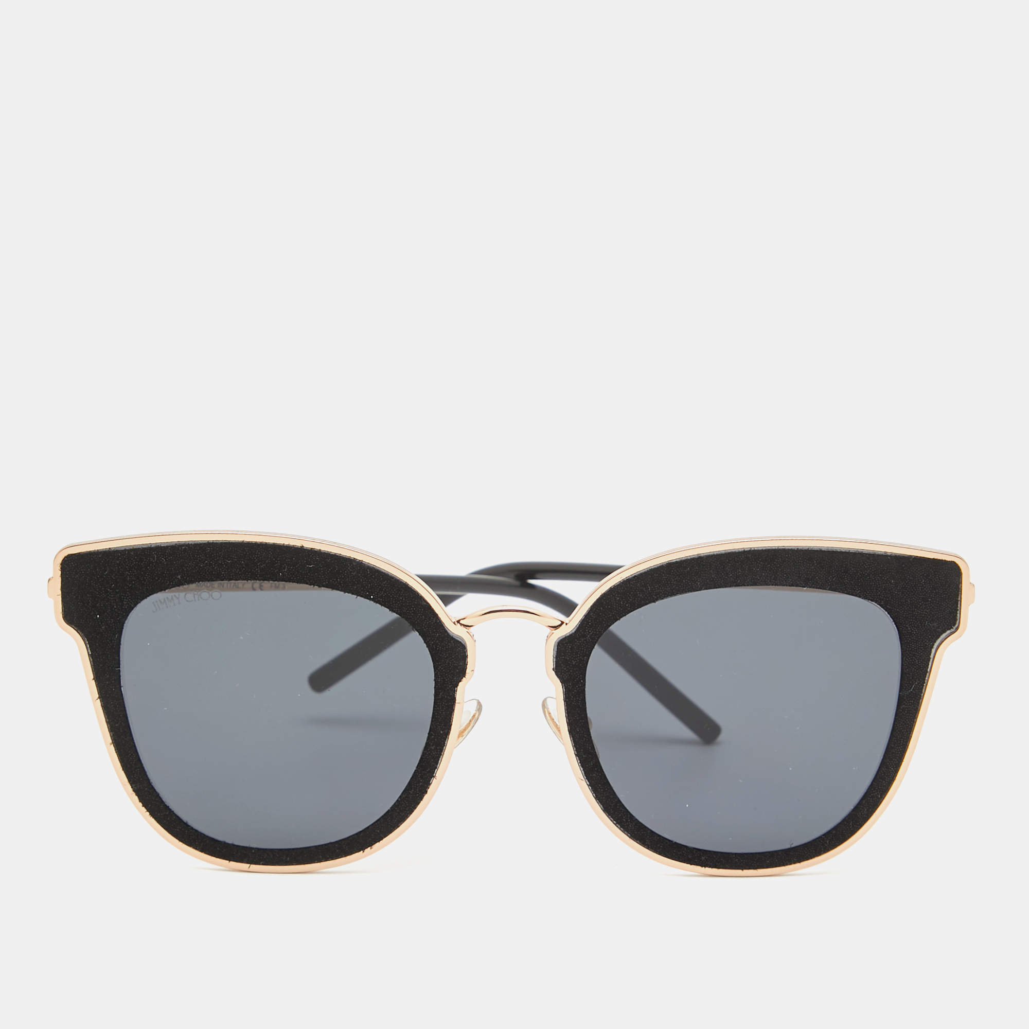 Jimmy Choo Black Nile/S RHL2/K Aviator Sunglasses