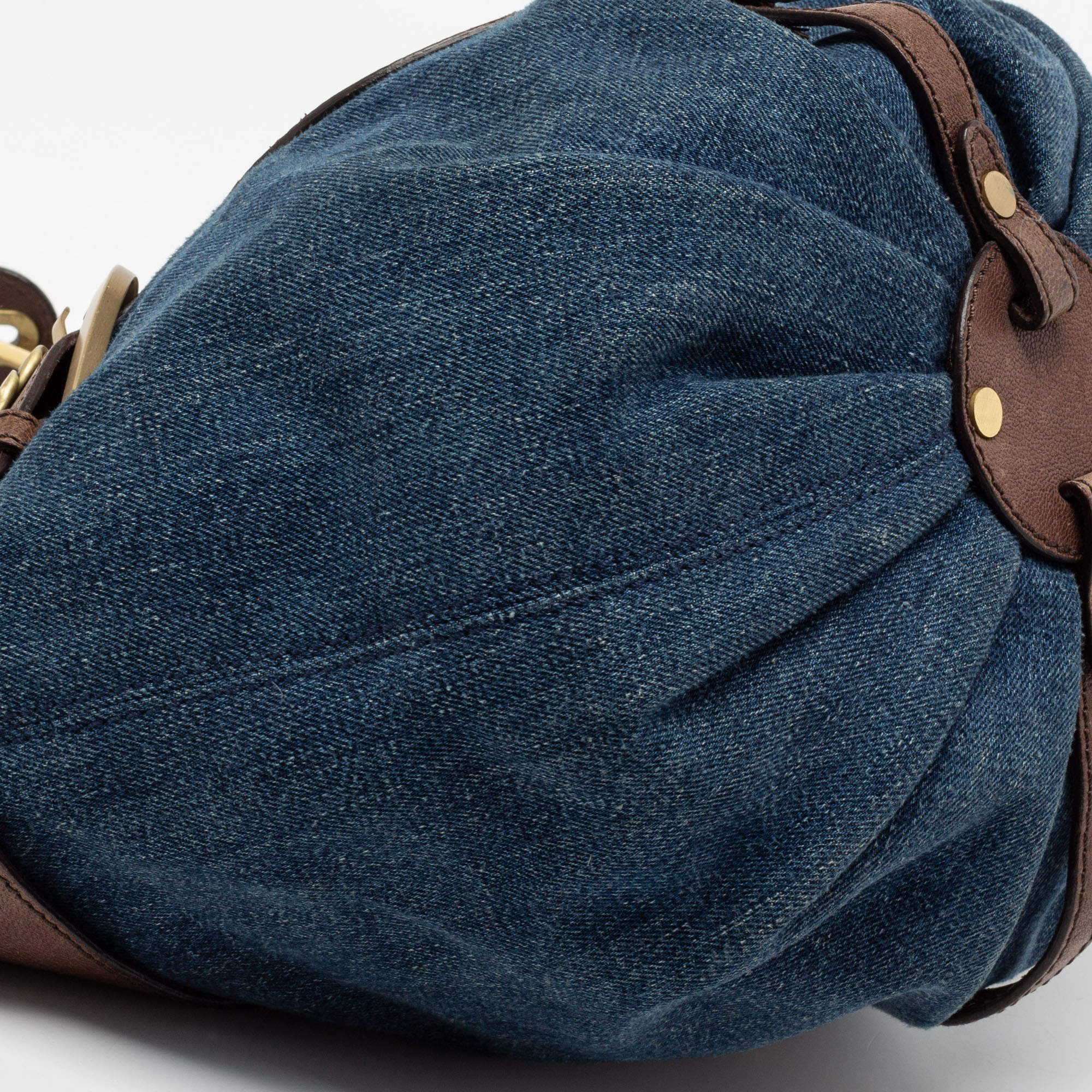 1990s Jimmy Choo Blue Denim & Leather Shoulder bag – style - CHNGR