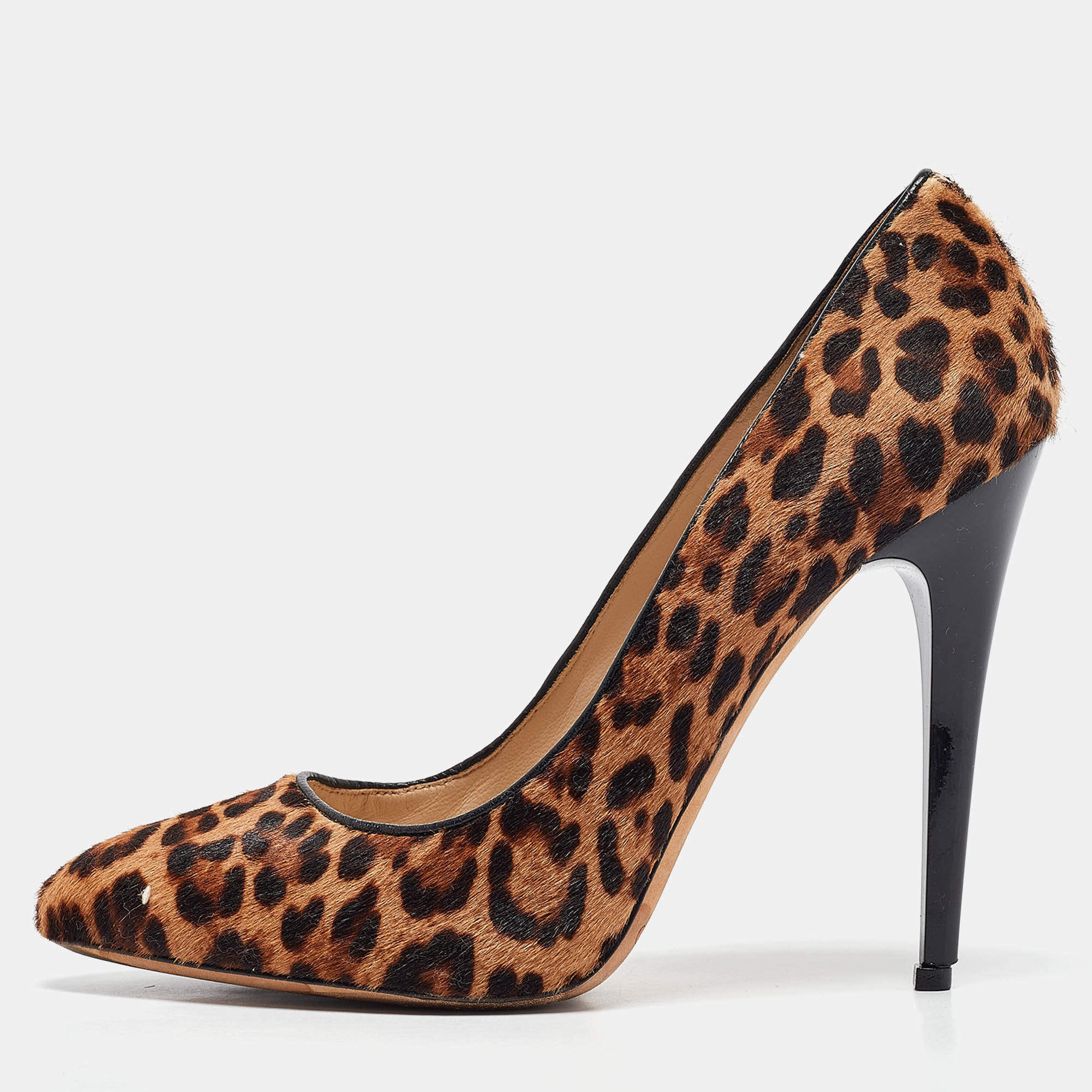 Jimmy Choo Brown Calf Hair Romy Pumps Size 41