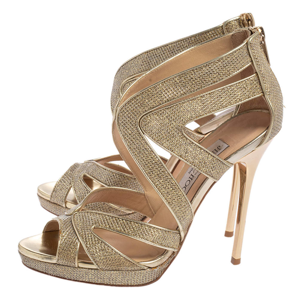 Vizzano 6291-900 Low Heel Sandal in Golden Glitter – Charley Boutique