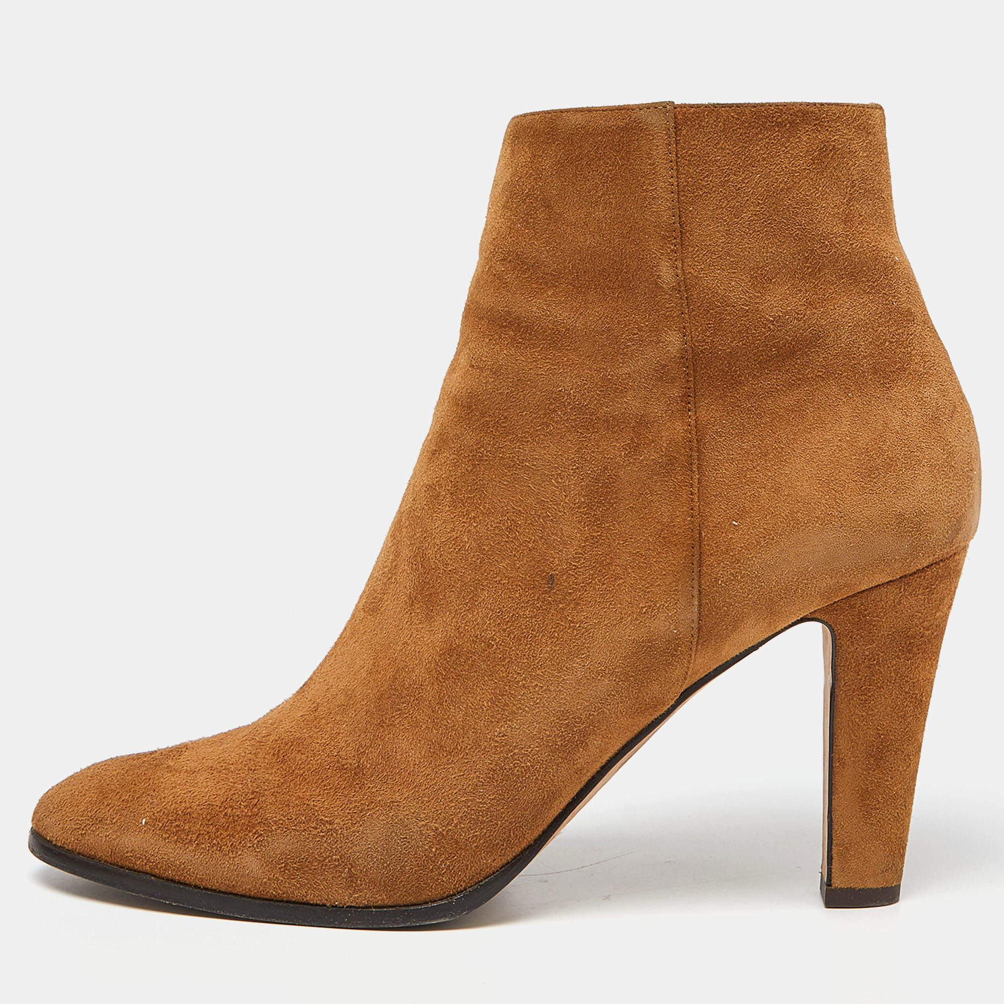 Jimmy Choo Tan Suede Ankle Length Booties Size 40.5