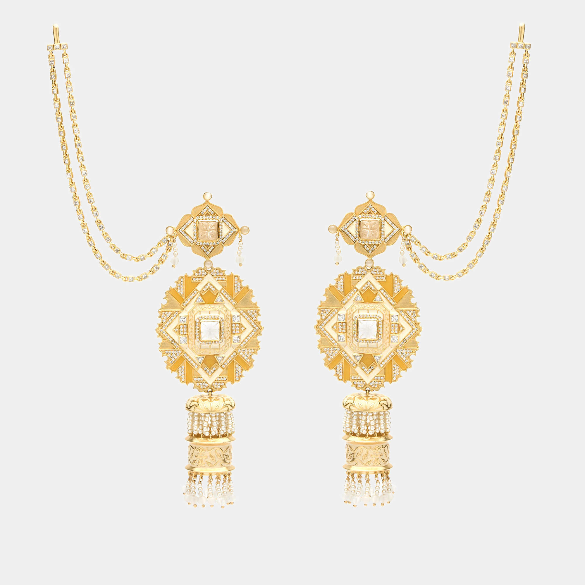 Aulerth x JJ Valaya Amelia Chandelier Earrings